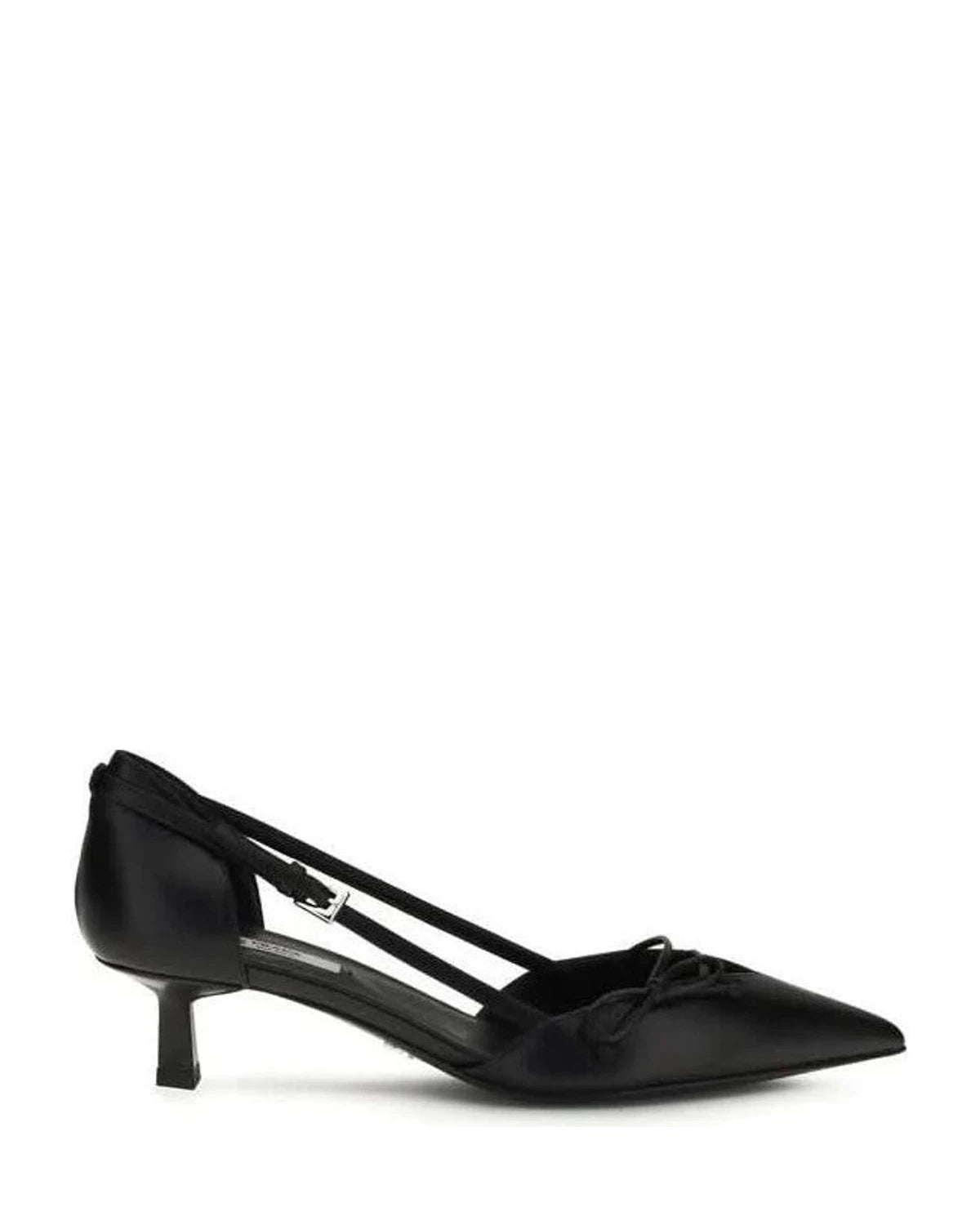 Prada Black Mid Heel Pumps Glam Steals
