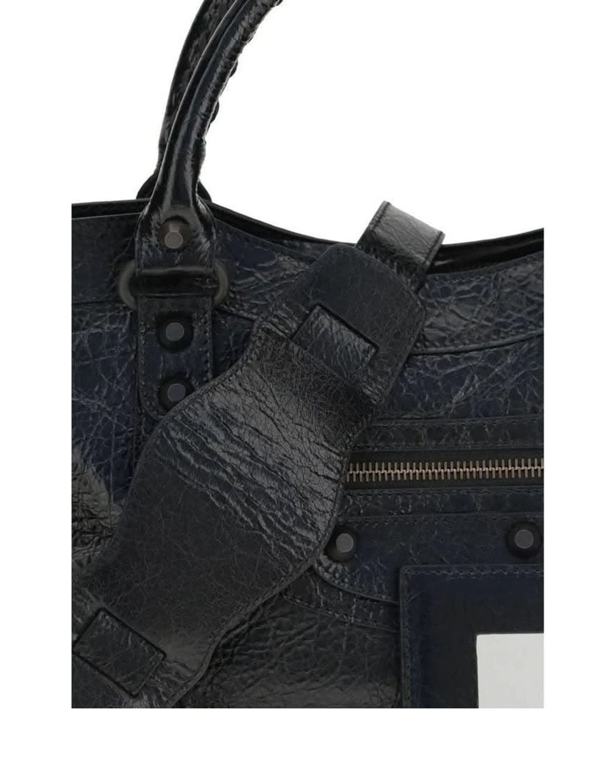 Balenciaga Black Lamb Ovis Aries Shoulder Bag Glam Steals