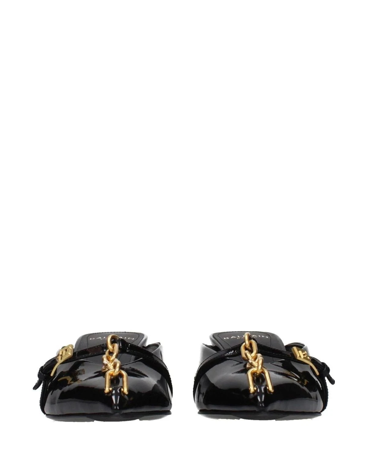 Balmain Black Leather Platform Sandals Glam Steals