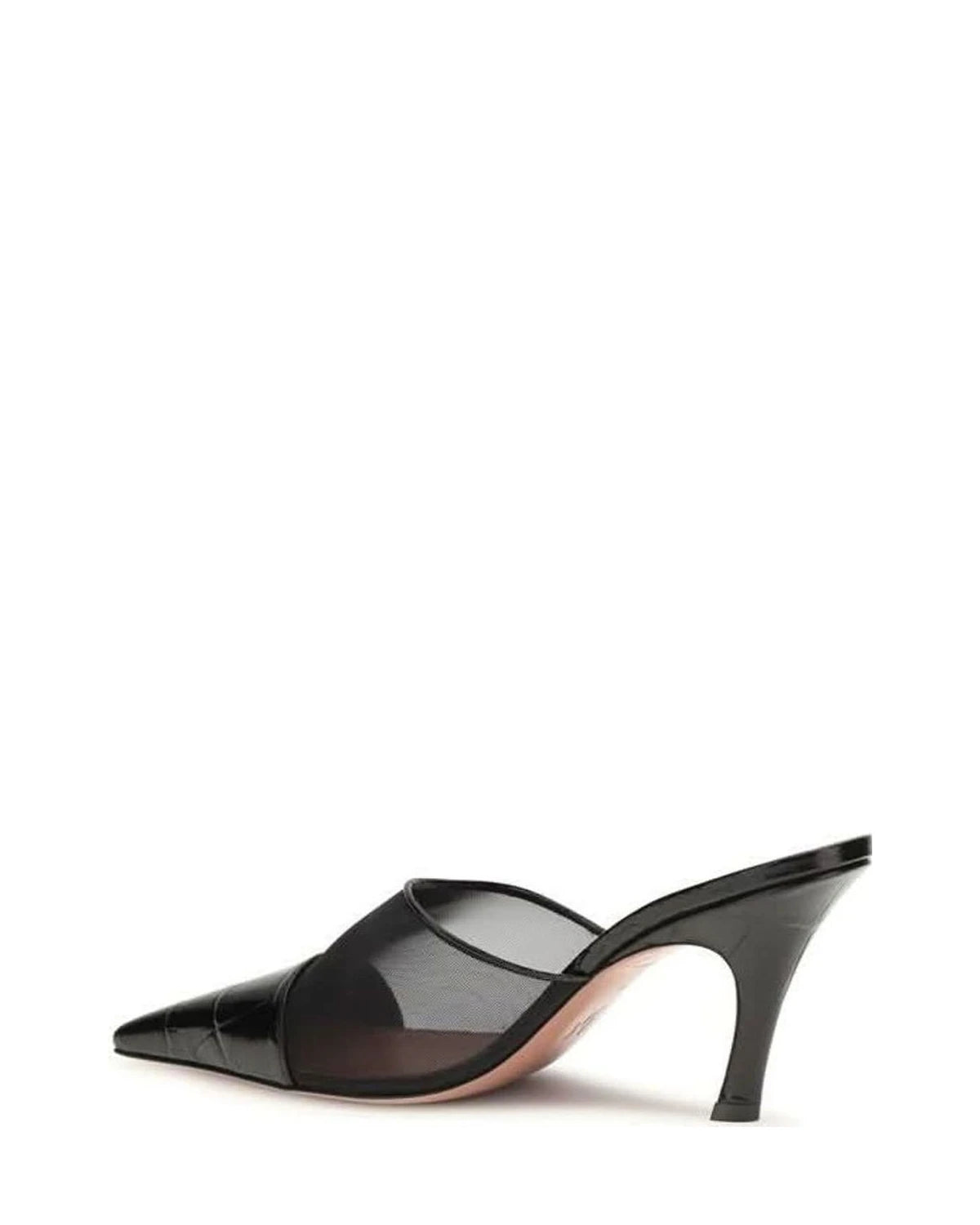 Black Calf Leather Bos Taurus Mules Glam Steals