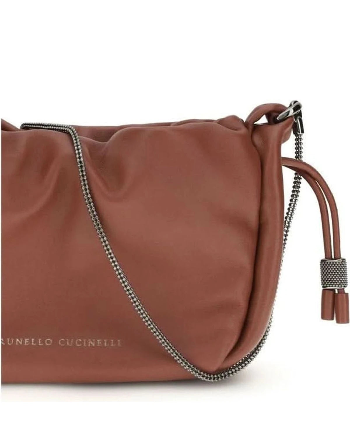 Brown Calf Leather Bos Taurus Shoulder Bag Glam Steals