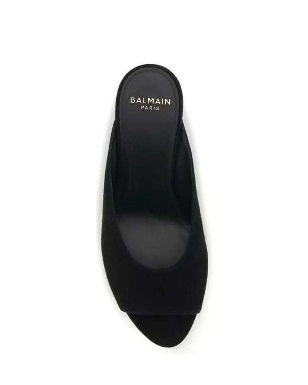 Balmain Black Mules Glam Steals