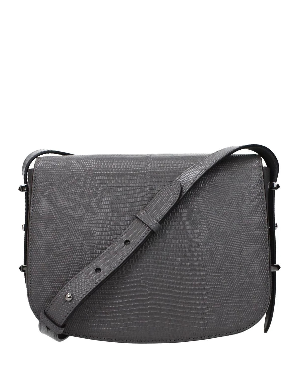 Jimmy Choo Gray Leather Crossbody Bag Glam Steals