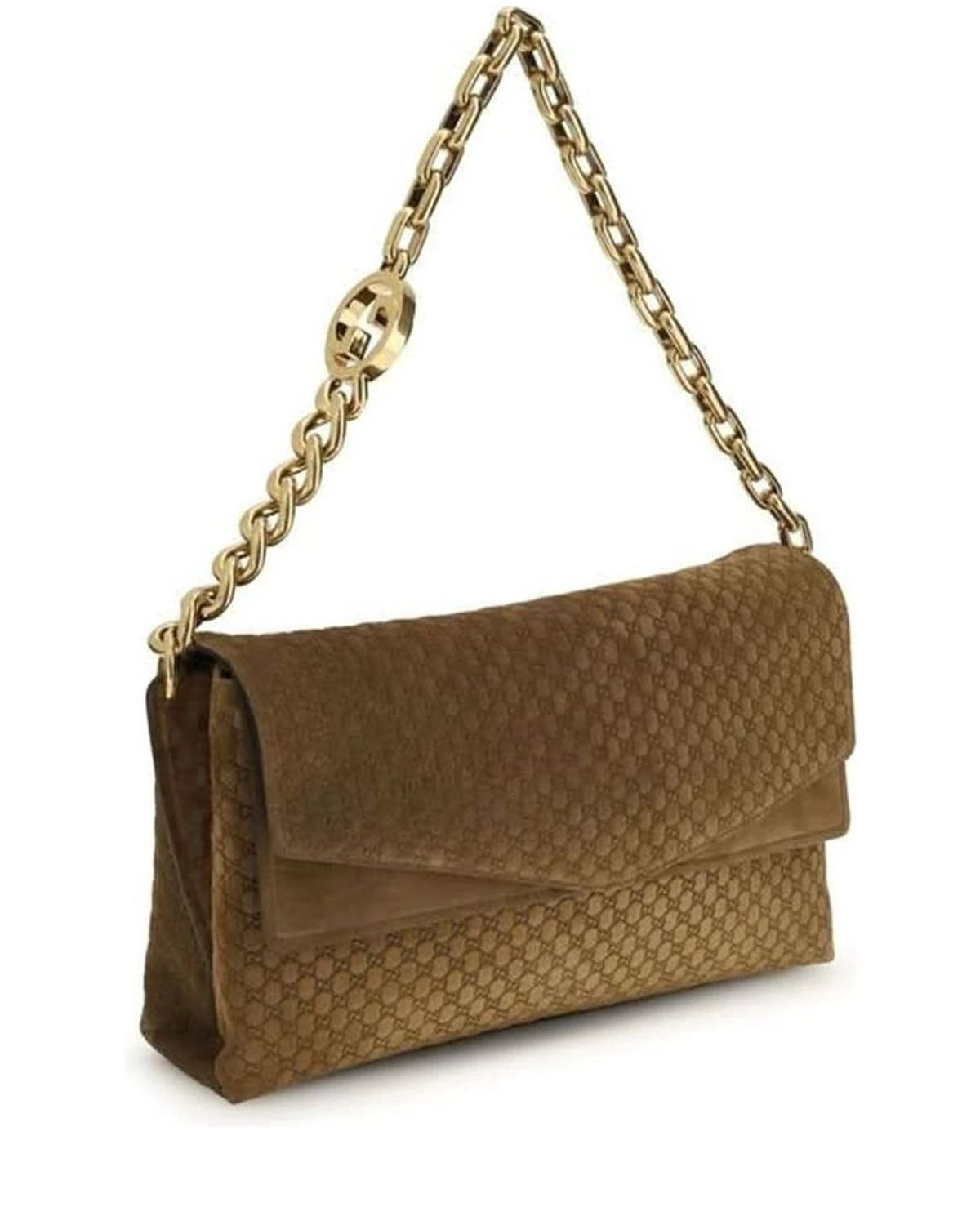 Gucci Beige Suede Leather Handbag Glam Steals