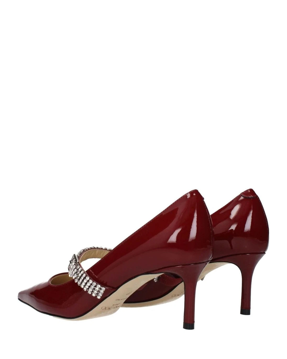 Jimmy Choo Red Leather High Heel Pumps Glam Steals