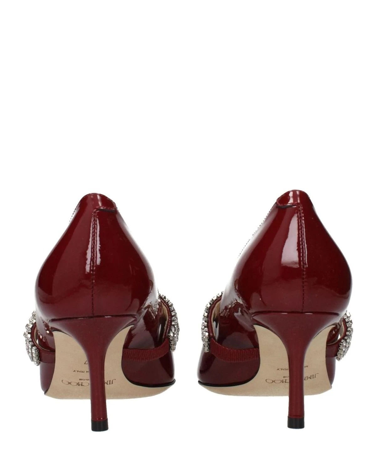Jimmy Choo Red Leather High Heel Pumps Glam Steals