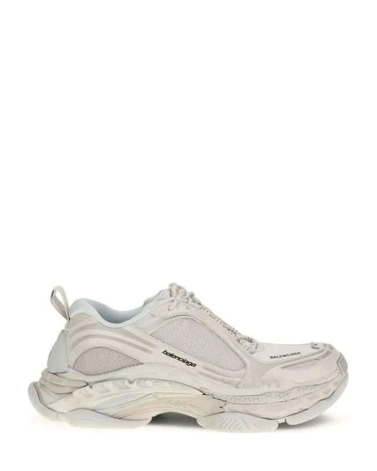 Balenciaga White Polyurethane Chunky Sneakers Glam Steals