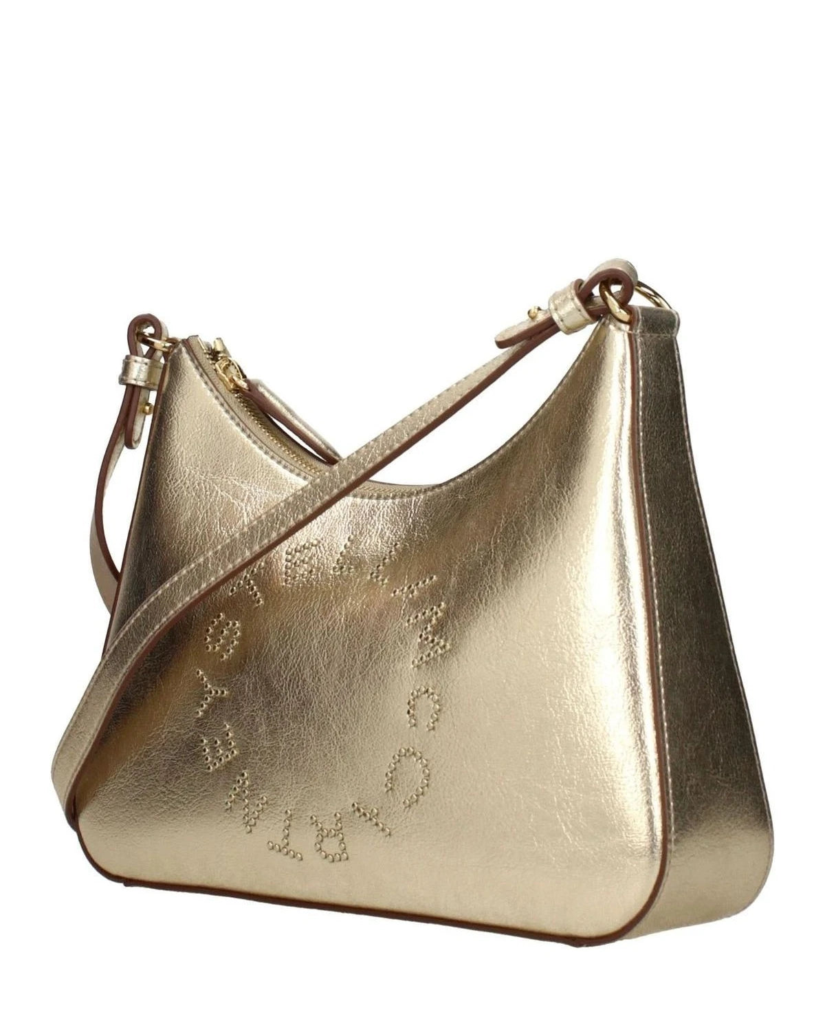 Stella Mccartney Gold Leather Shoulder Bag Glam Steals