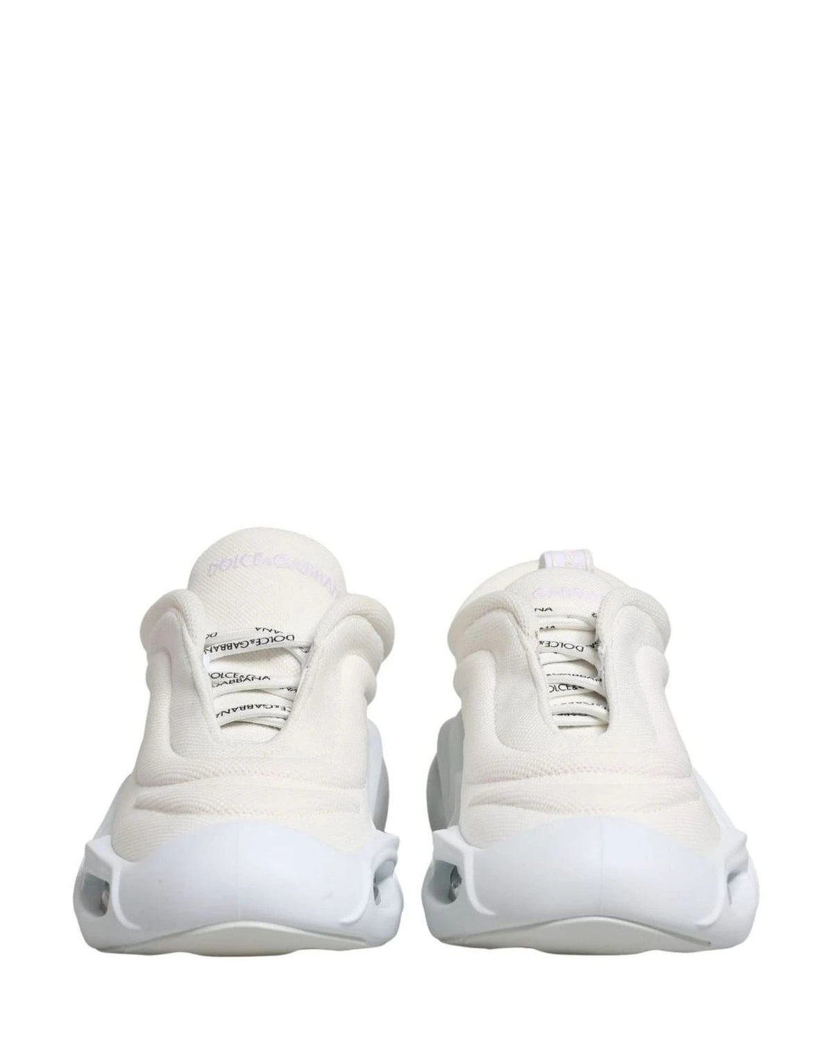 Dolce & Gabbana White Slip On Wave Low Top Sneakers Glam Steals