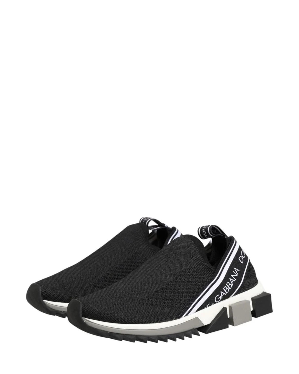 Dolce & Gabbana Black Slip On Sorrento Low Top Sneakers Glam Steals
