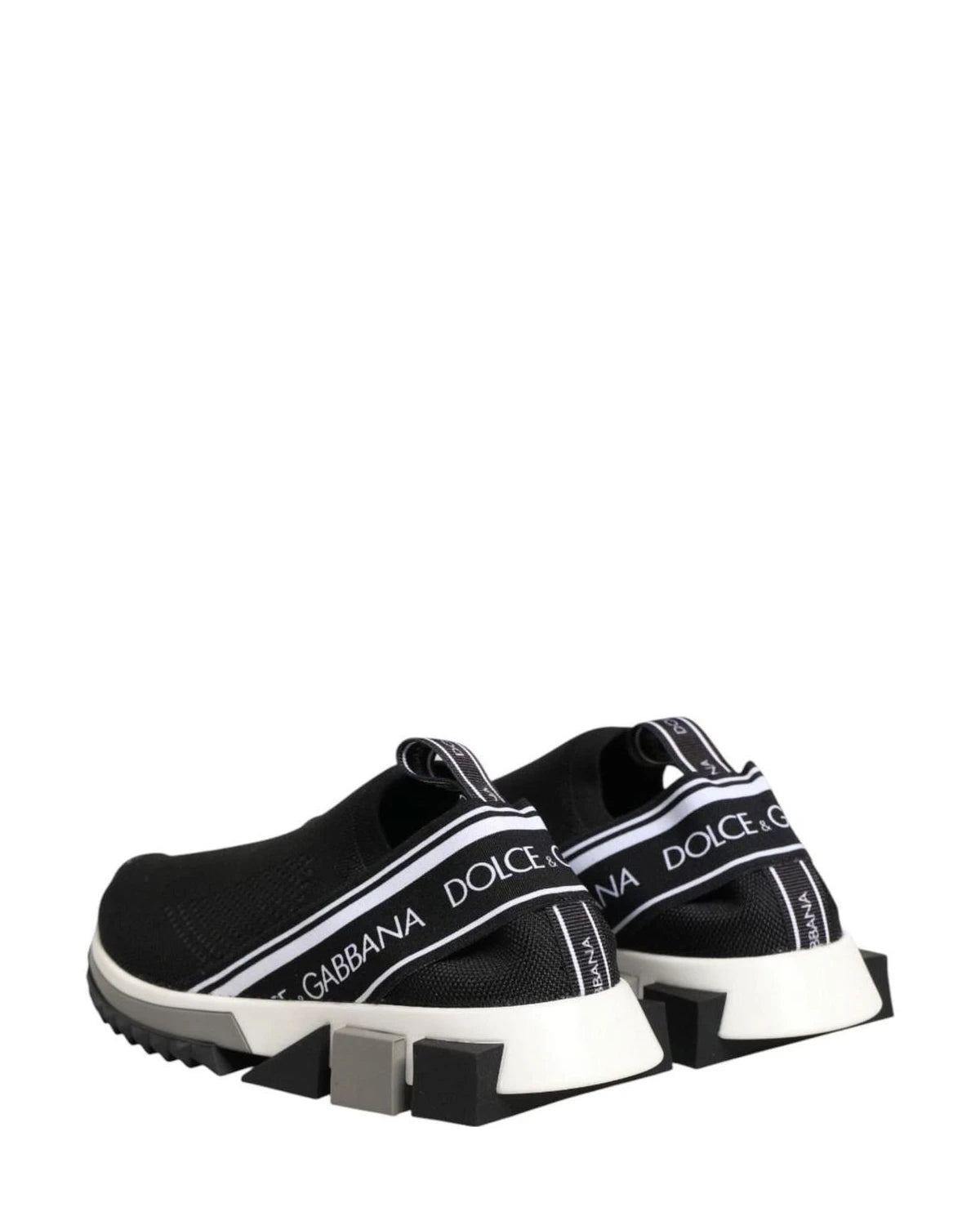 Dolce & Gabbana Black Slip On Sorrento Low Top Sneakers Glam Steals