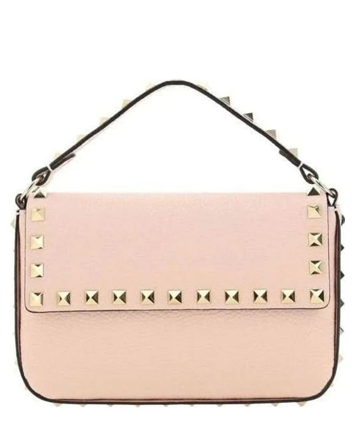 Valentino Garavani Pink Leather Calf Bos Taurus Shoulder Bag Glam Steals