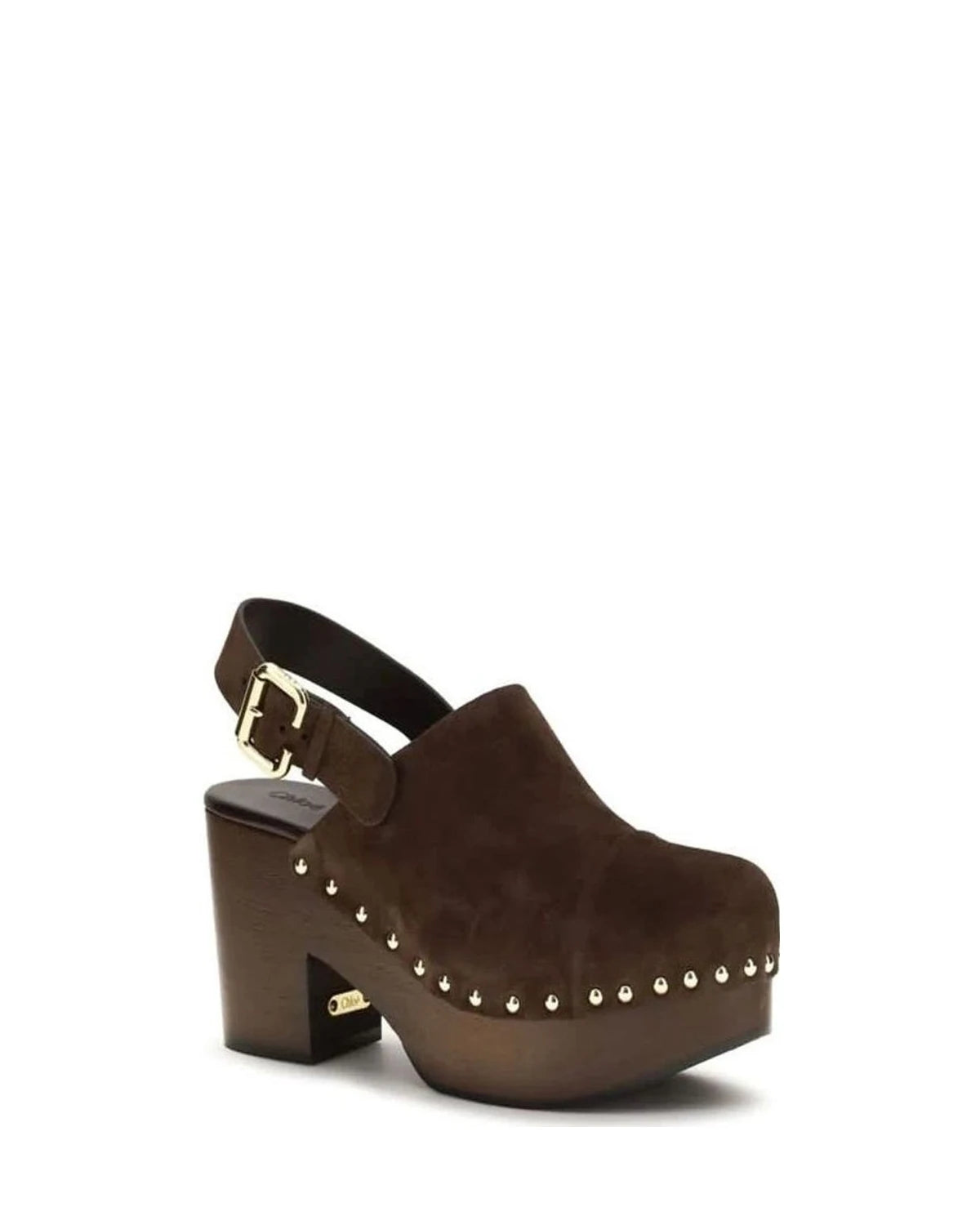 Chloé Brown Clogs