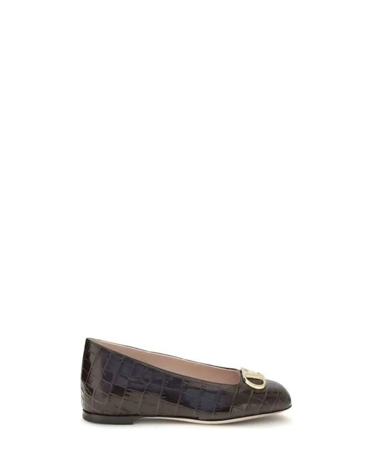 Valentino Garavani Brown Ballet Flats