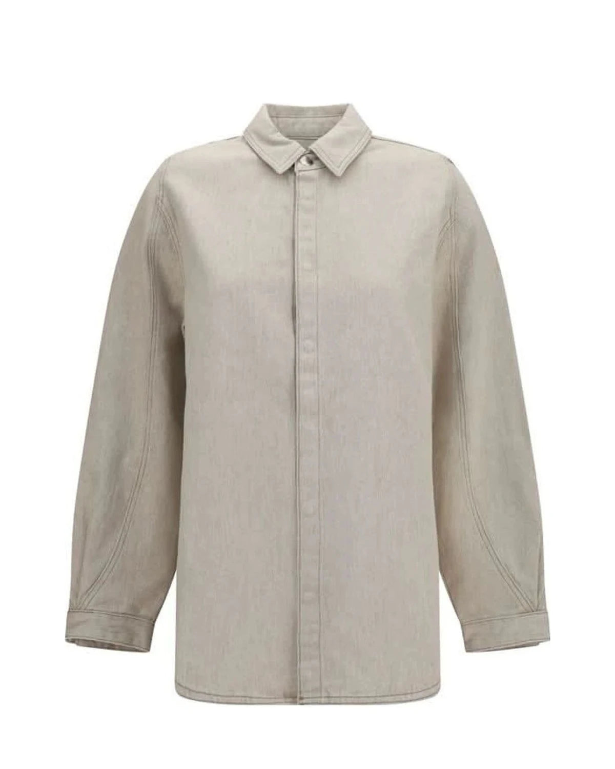 Jacquemus Dress Shirt in beige, Cotton