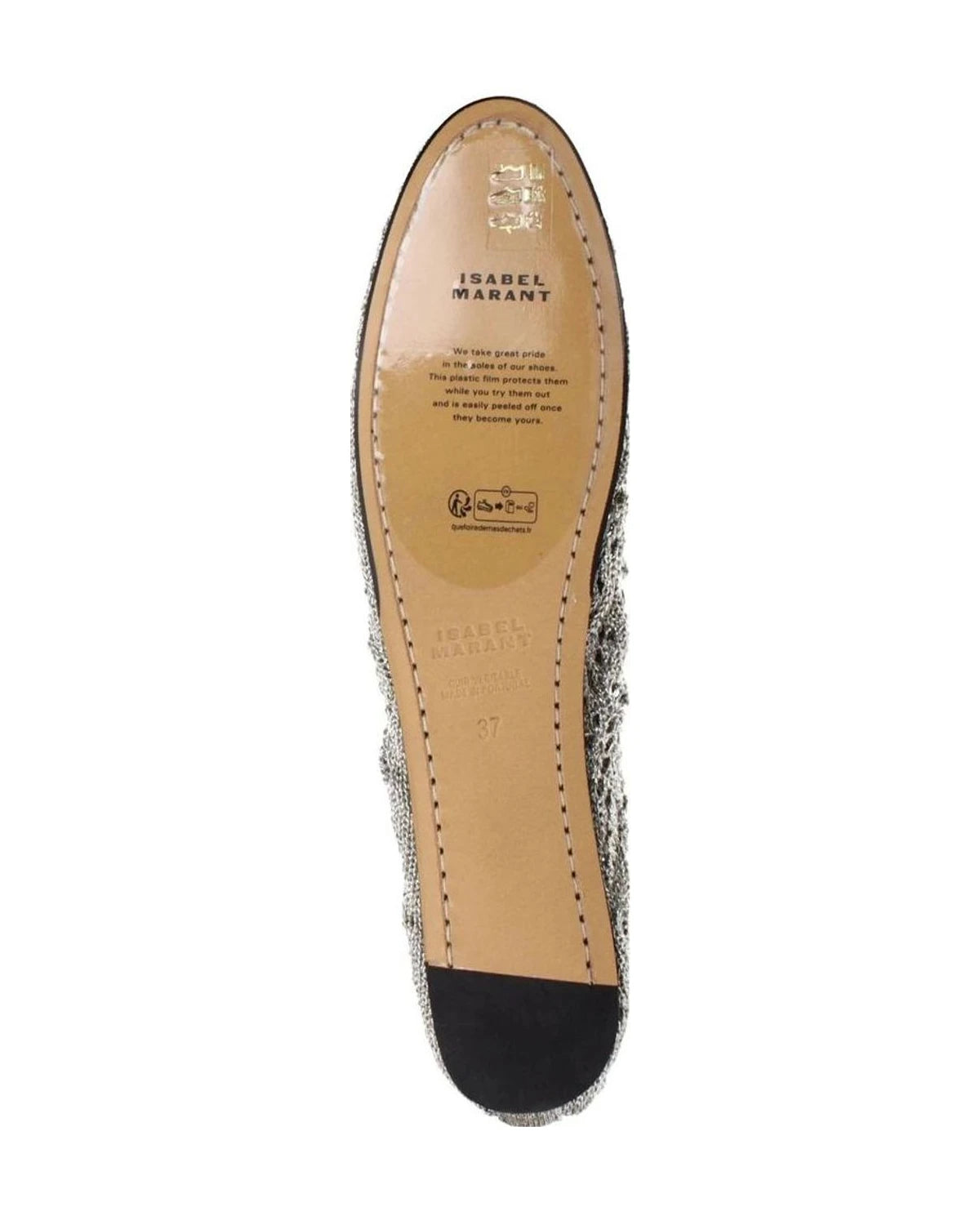 Isabel Marant Gray Ballet Flats