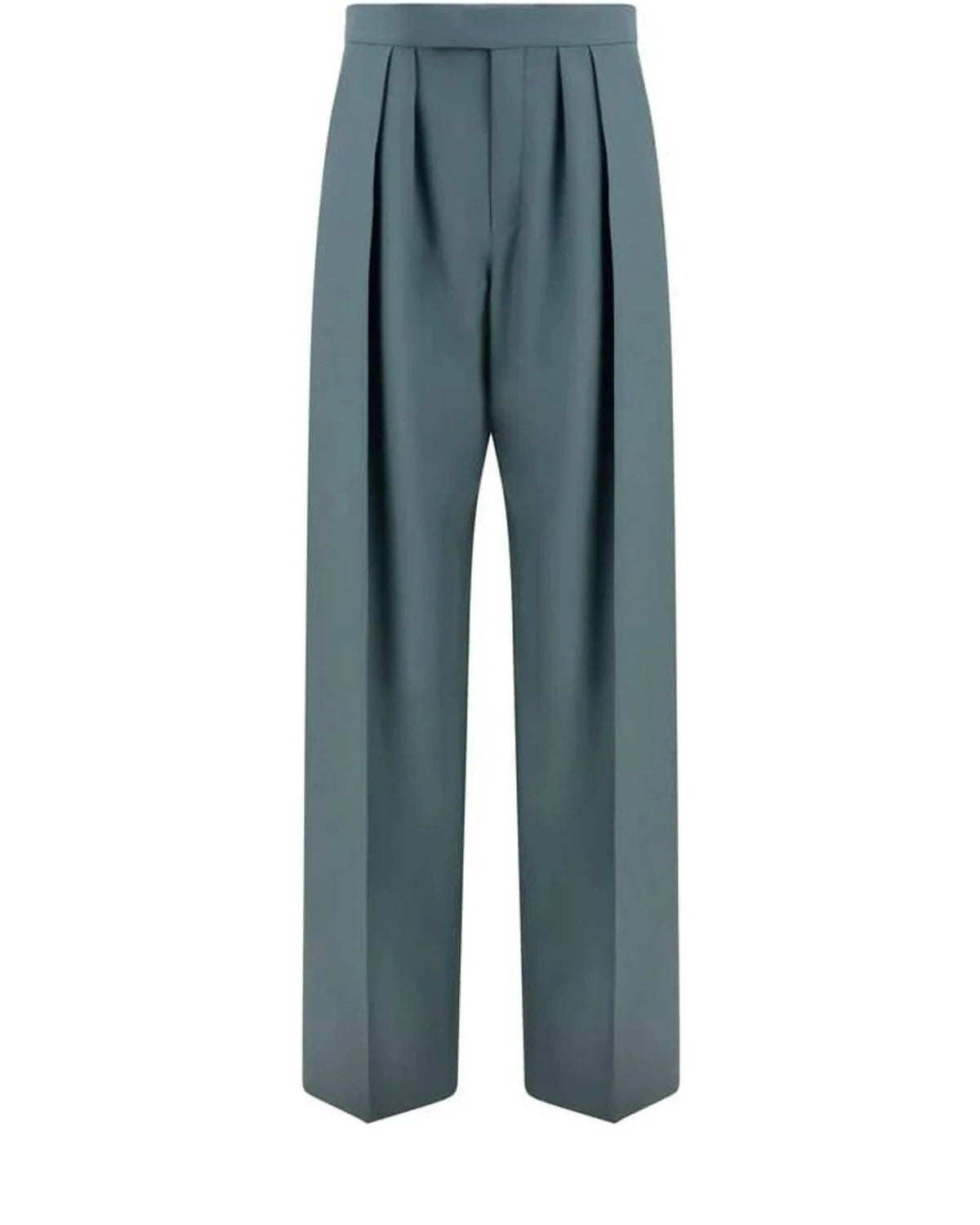 Chloé Trouser in blue, Fleece Wool