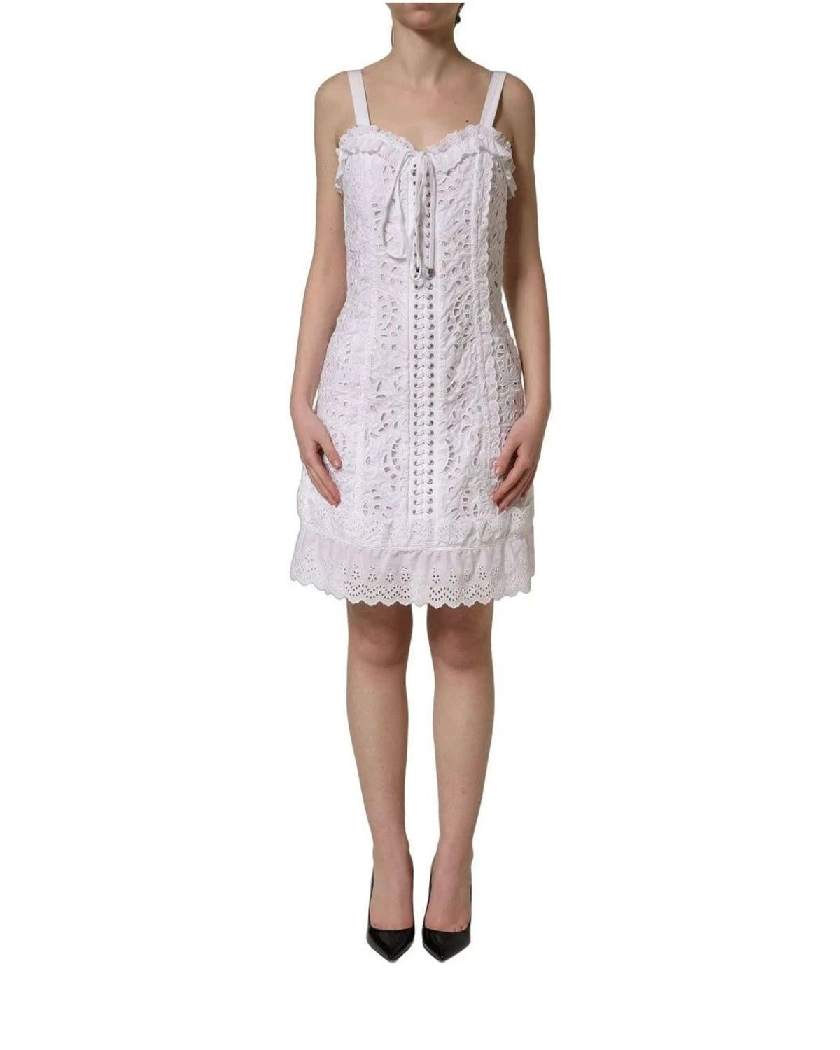 Dolce & Gabbana Dresse in white, Cotton — view 2