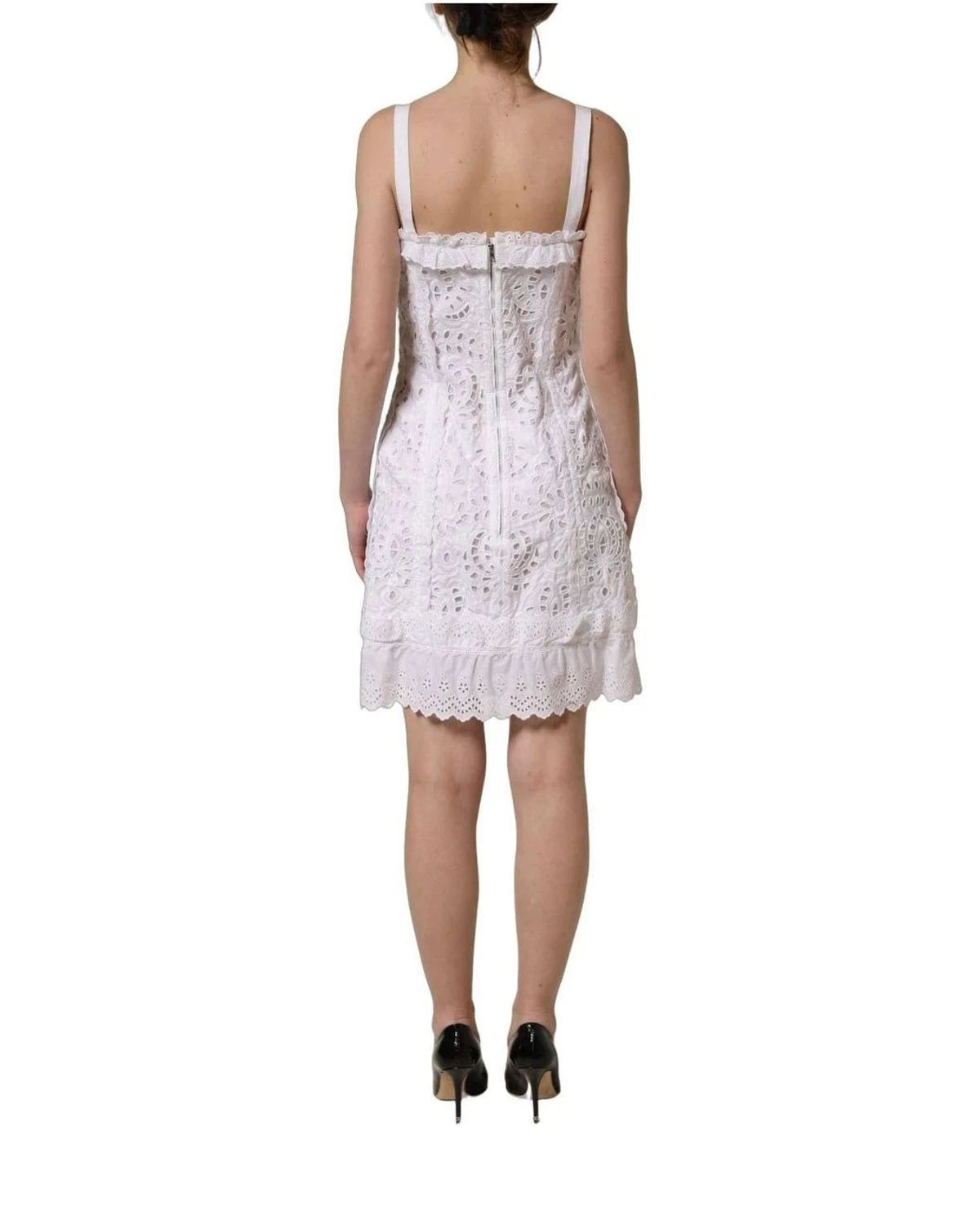 Dolce & Gabbana Dresse in white, Cotton — view 6