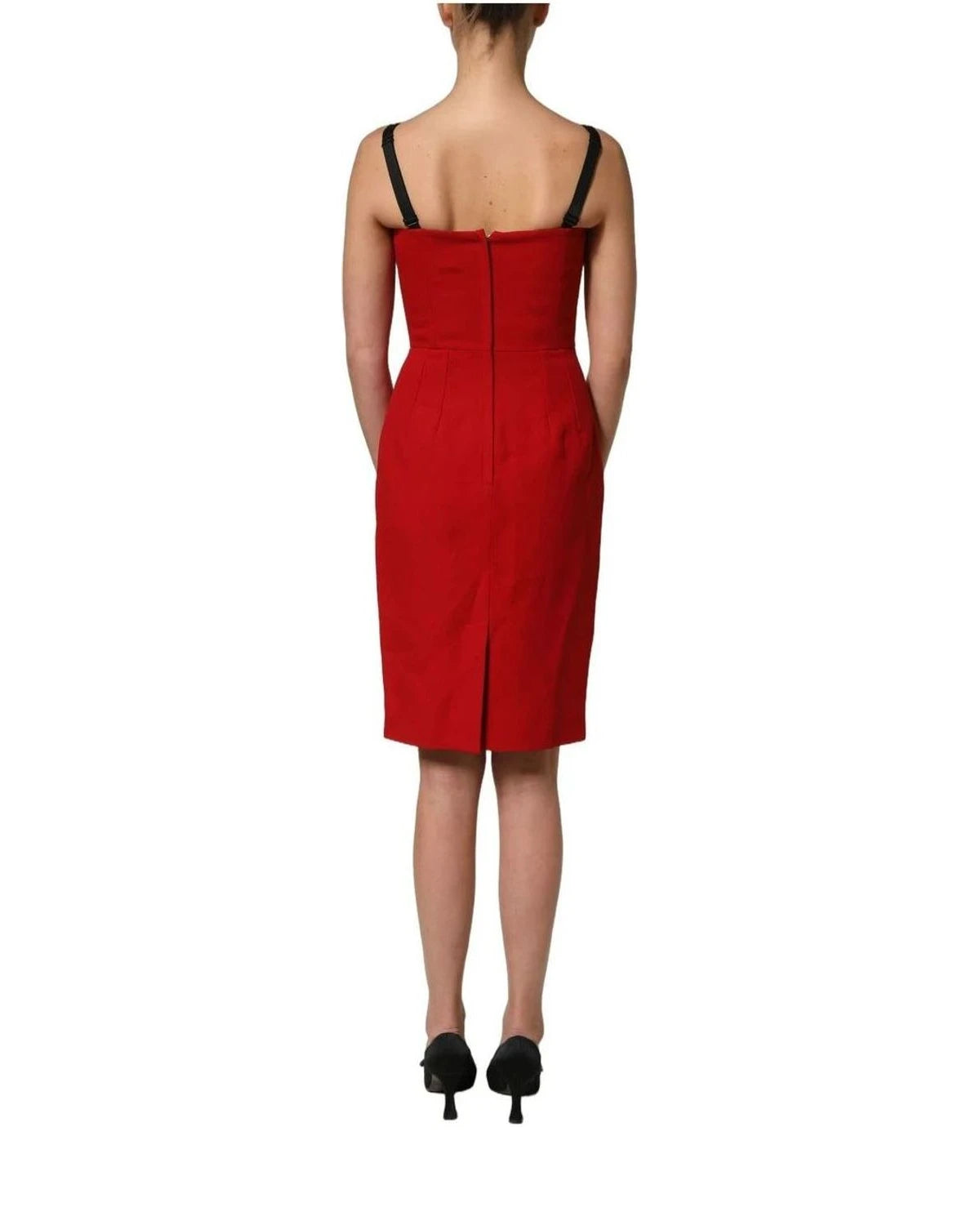 Dolce & Gabbana Dresse in red, Polyester — view 5