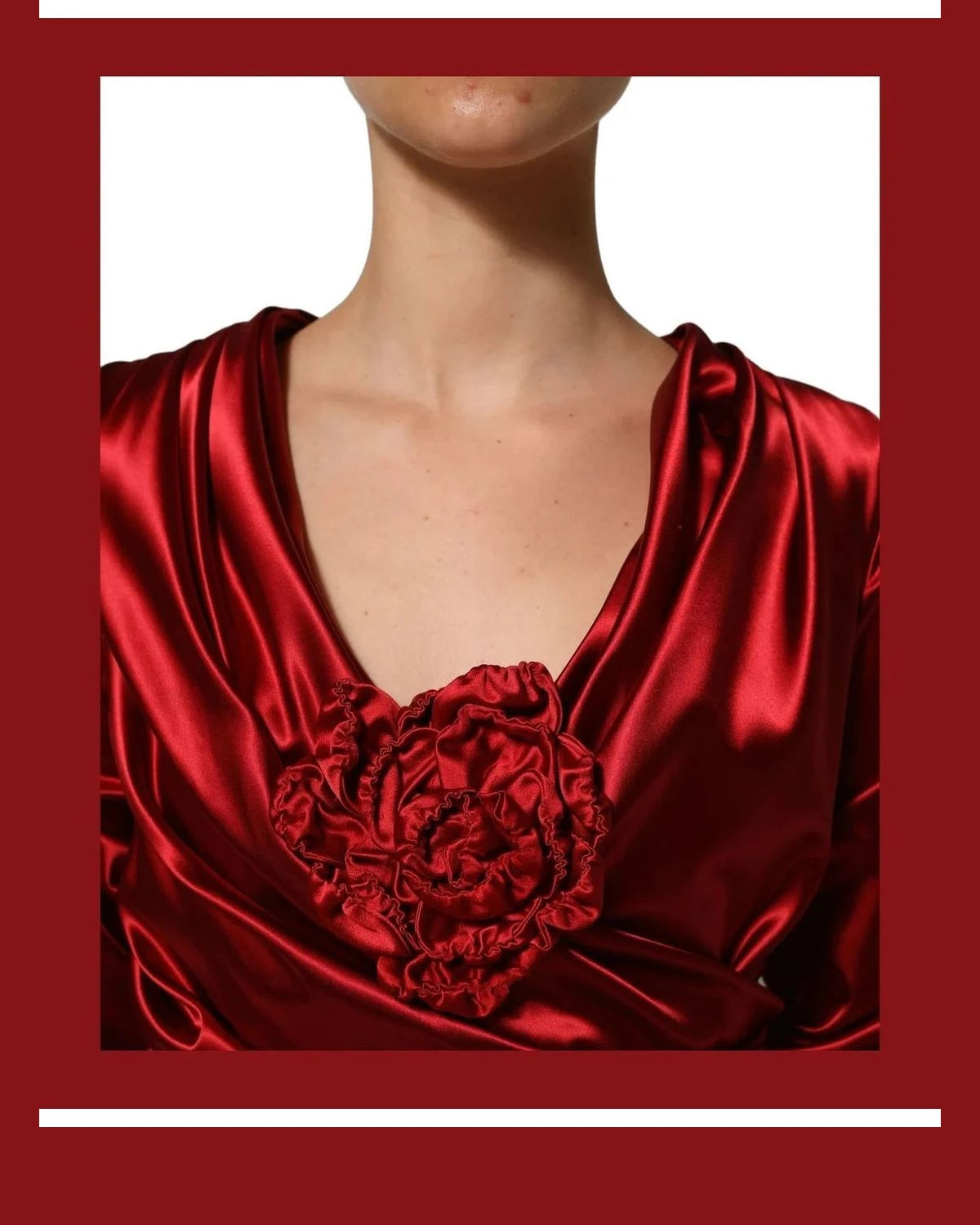 Dolce & Gabbana Dresse in red, Silk — view 5