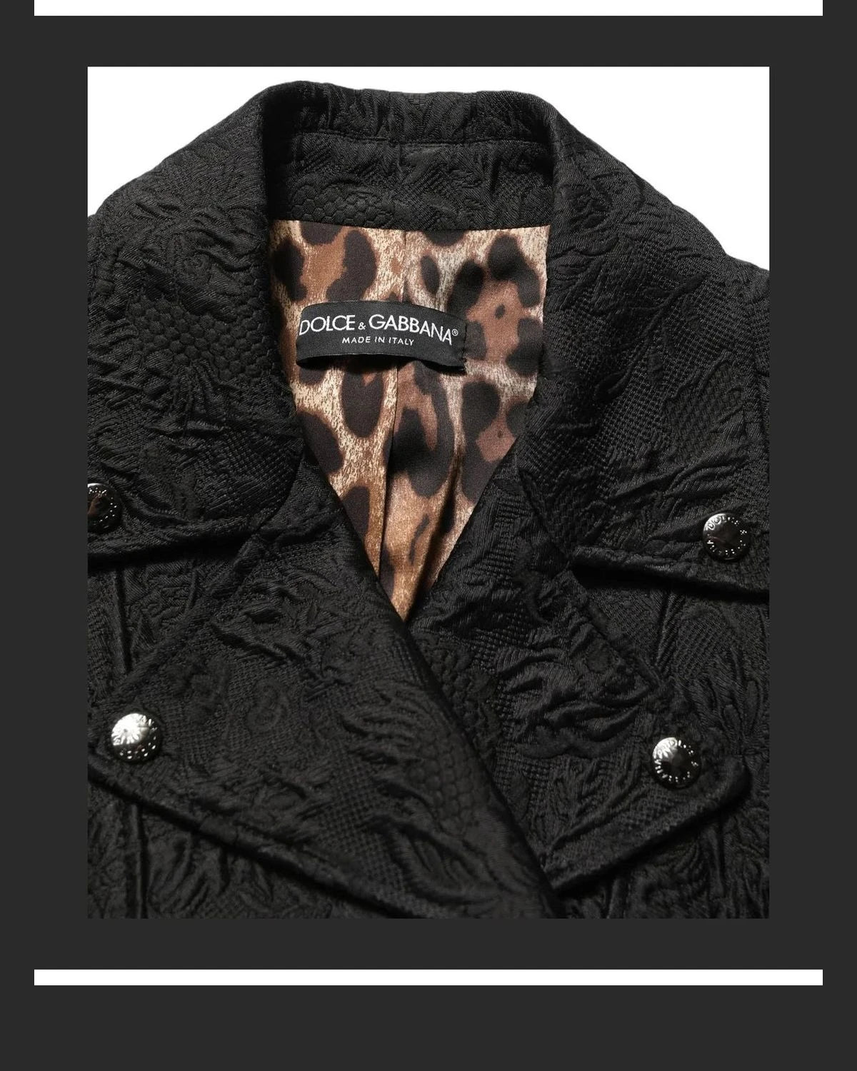 Dolce & Gabbana Bomber Jacket in black, Polyester — view 3