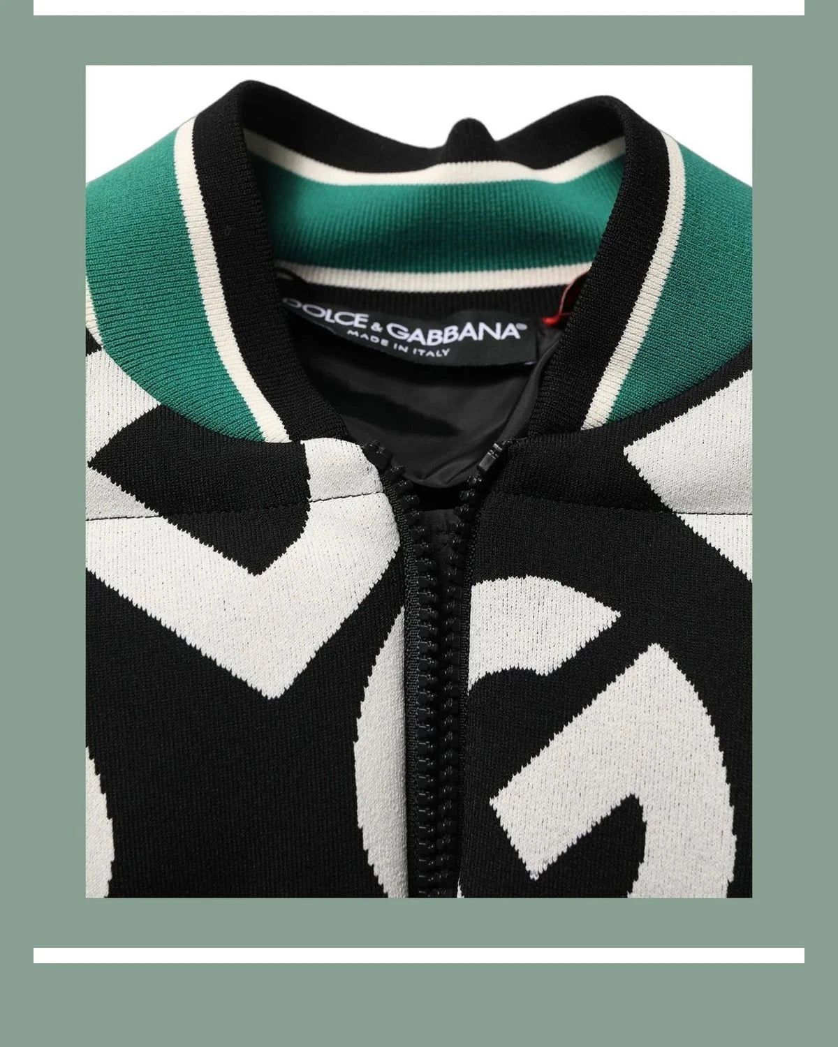Dolce & Gabbana Bomber Jacket in black, Nylon Full