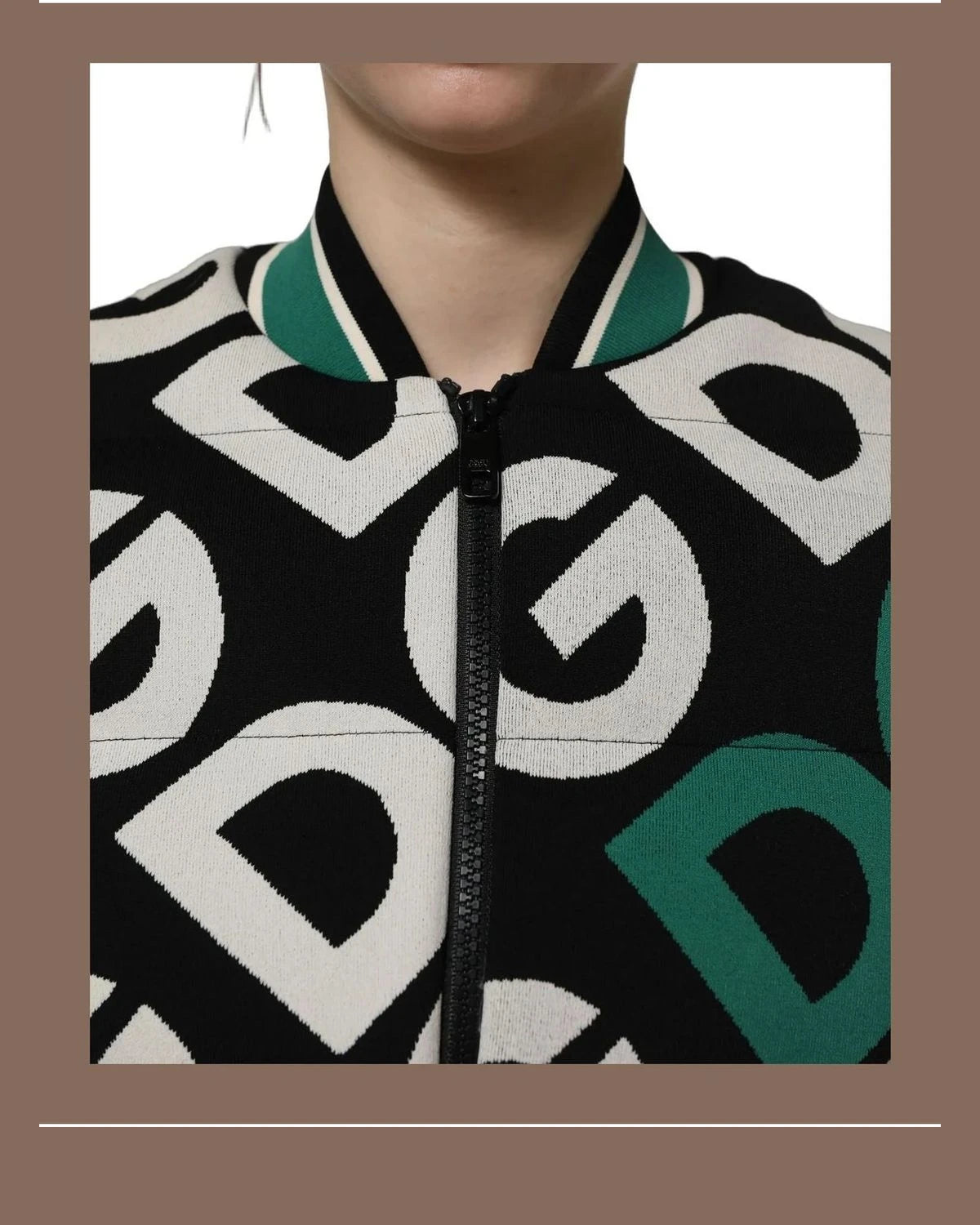 Dolce & Gabbana Bomber Jacket in black, Nylon Full — view 6