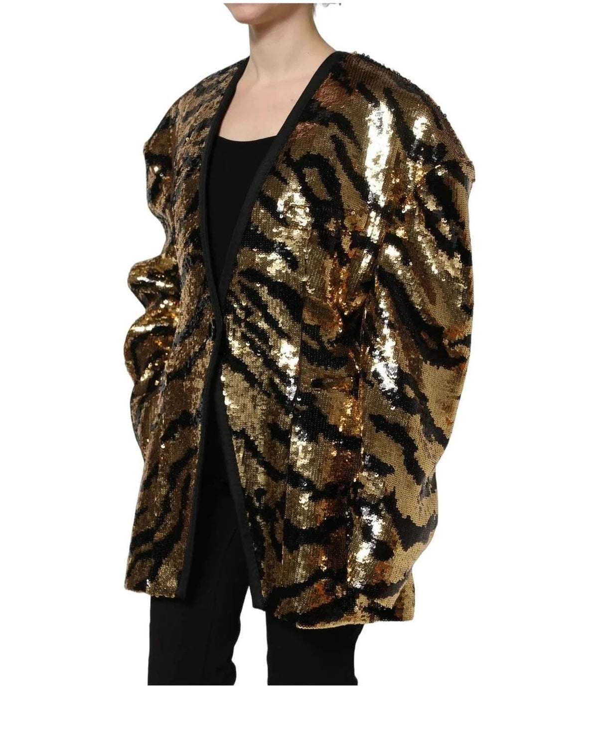 Dolce & Gabbana Blazer in gold, Polyester — view 3