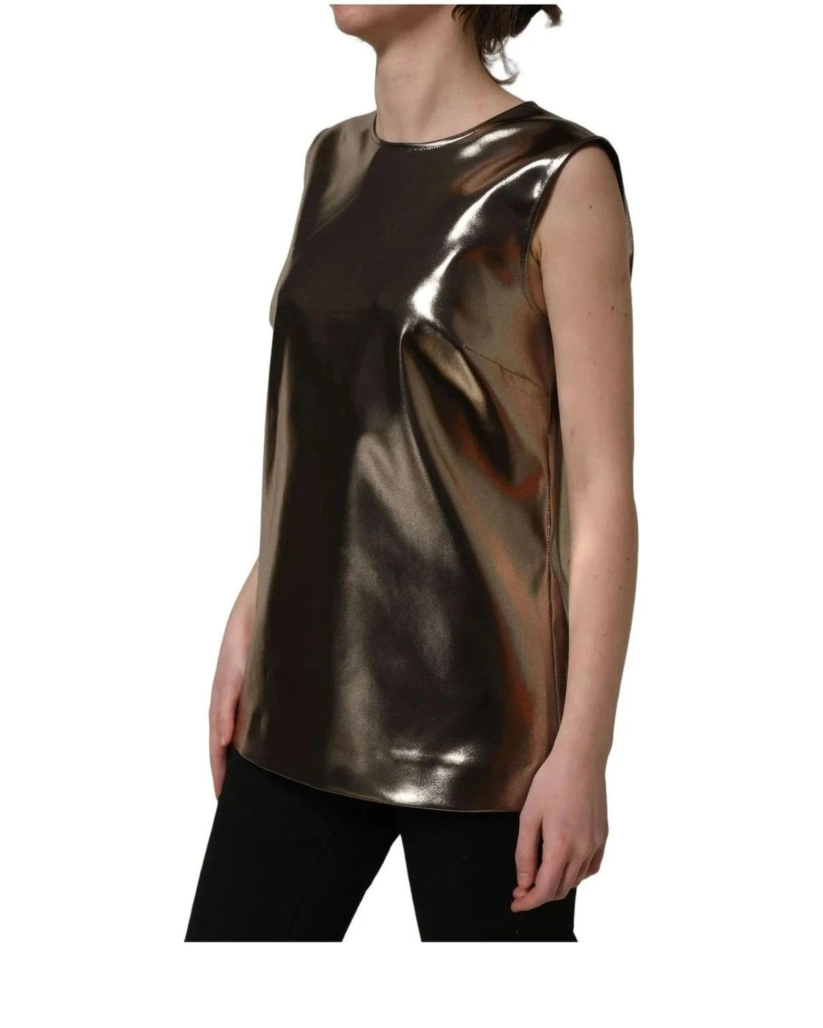 Dolce & Gabbana Tank Top in bronze, Acetate — view 4