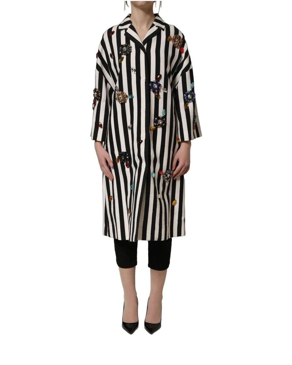 Dolce & Gabbana Overcoat in black, Acetate — view 2