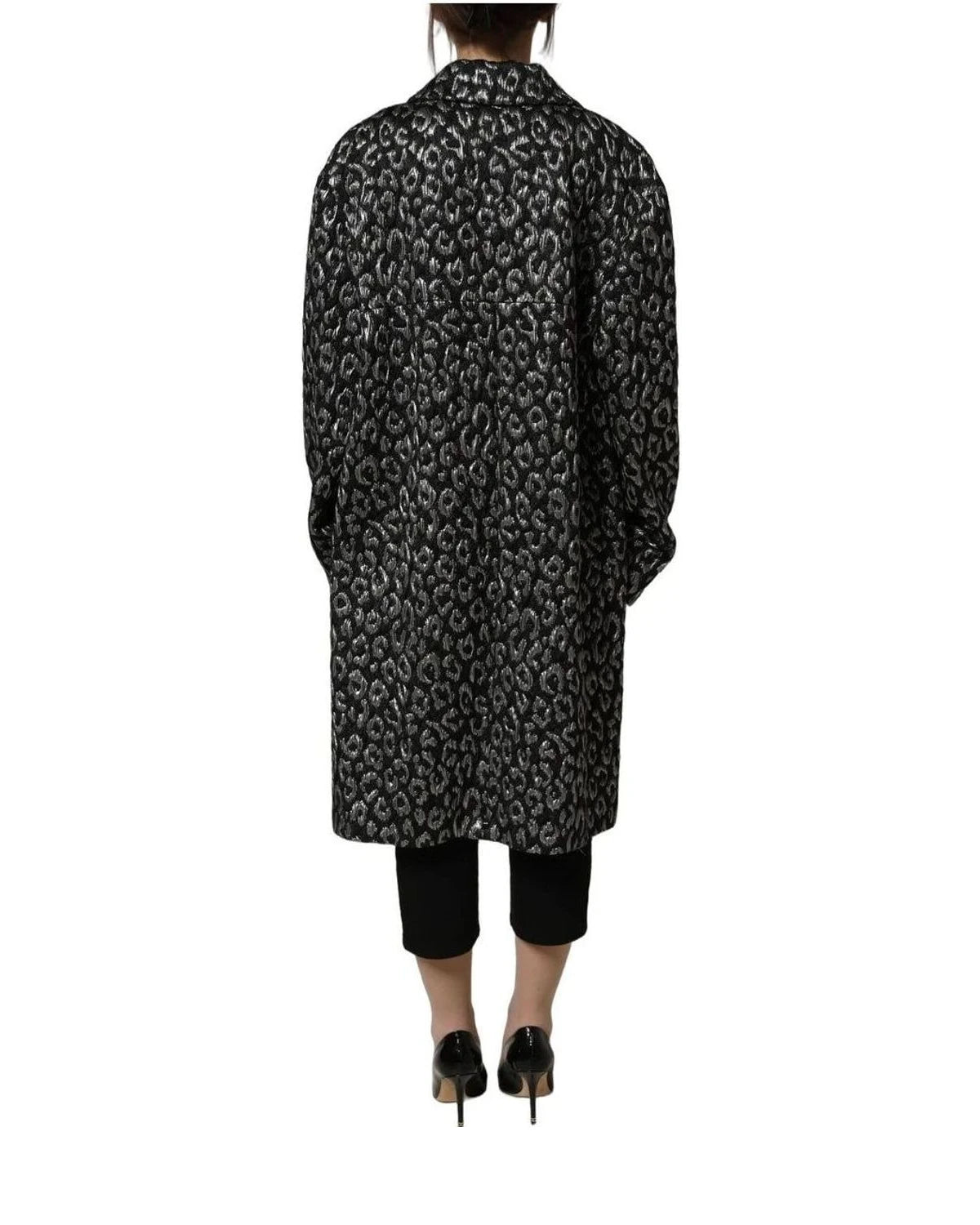 Dolce & Gabbana Overcoat in black, Silk — view 3