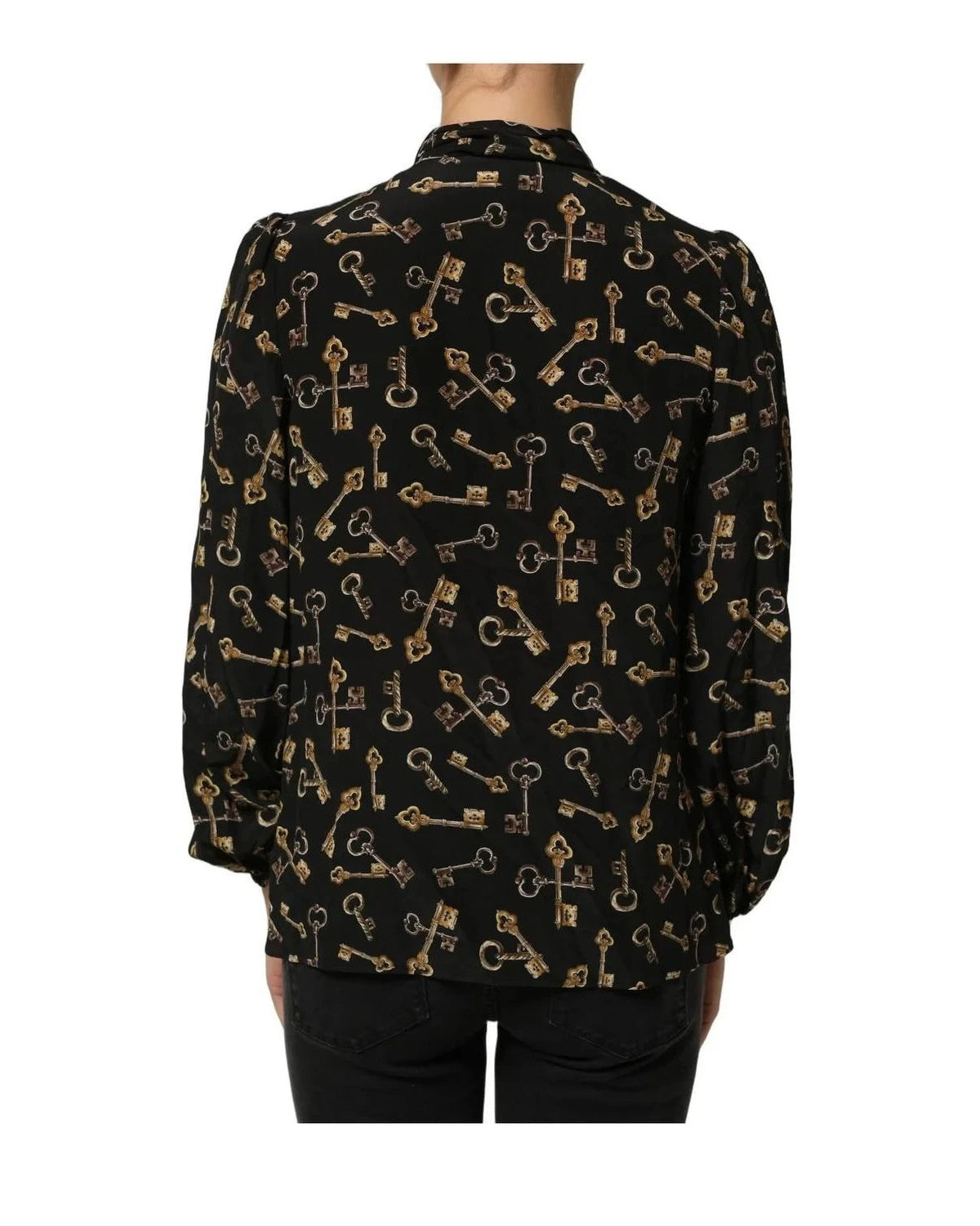 Dolce & Gabbana Blouse in black, Silk — view 5