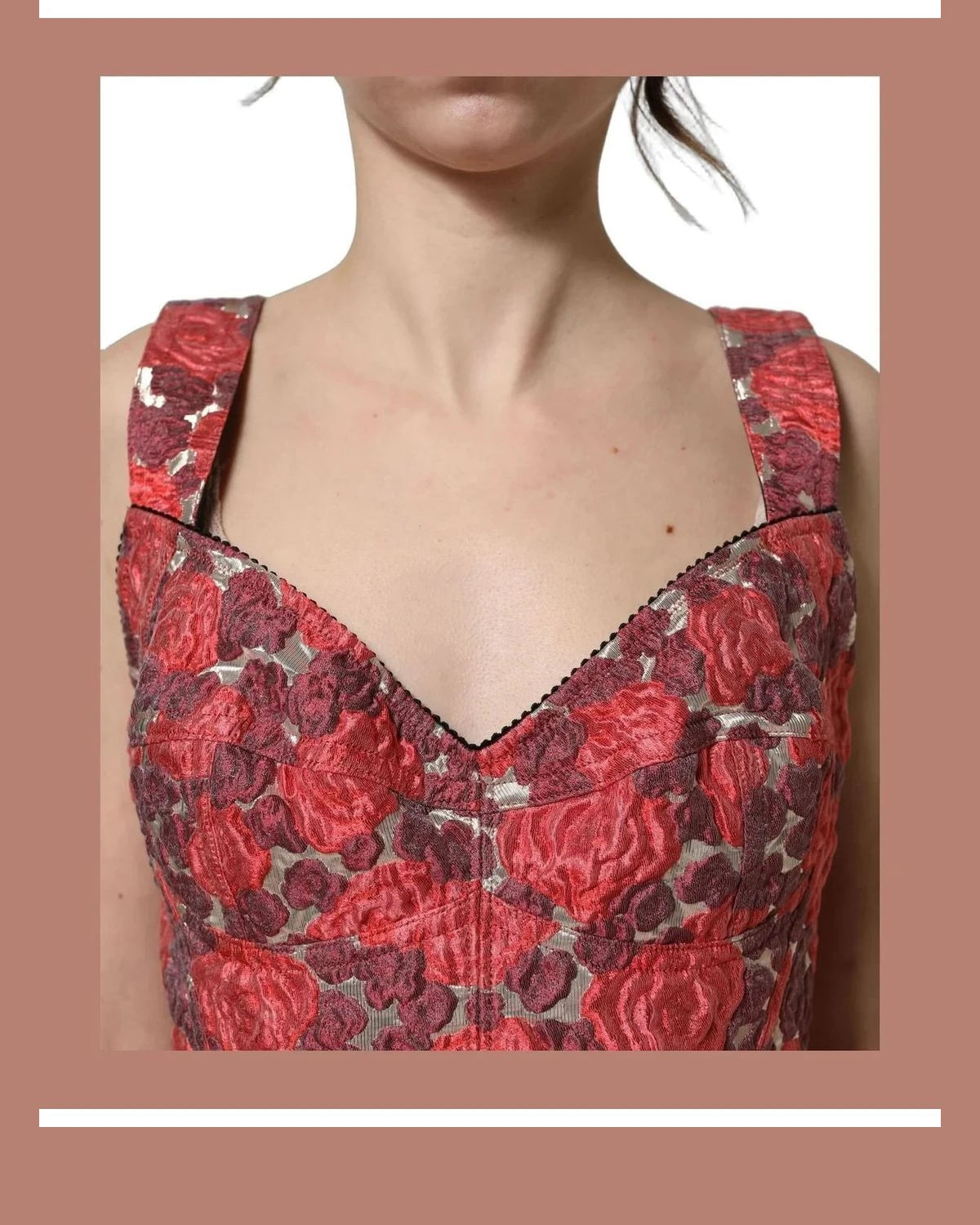 Dolce & Gabbana Corsets & Bustier in red, Elastane — view 5