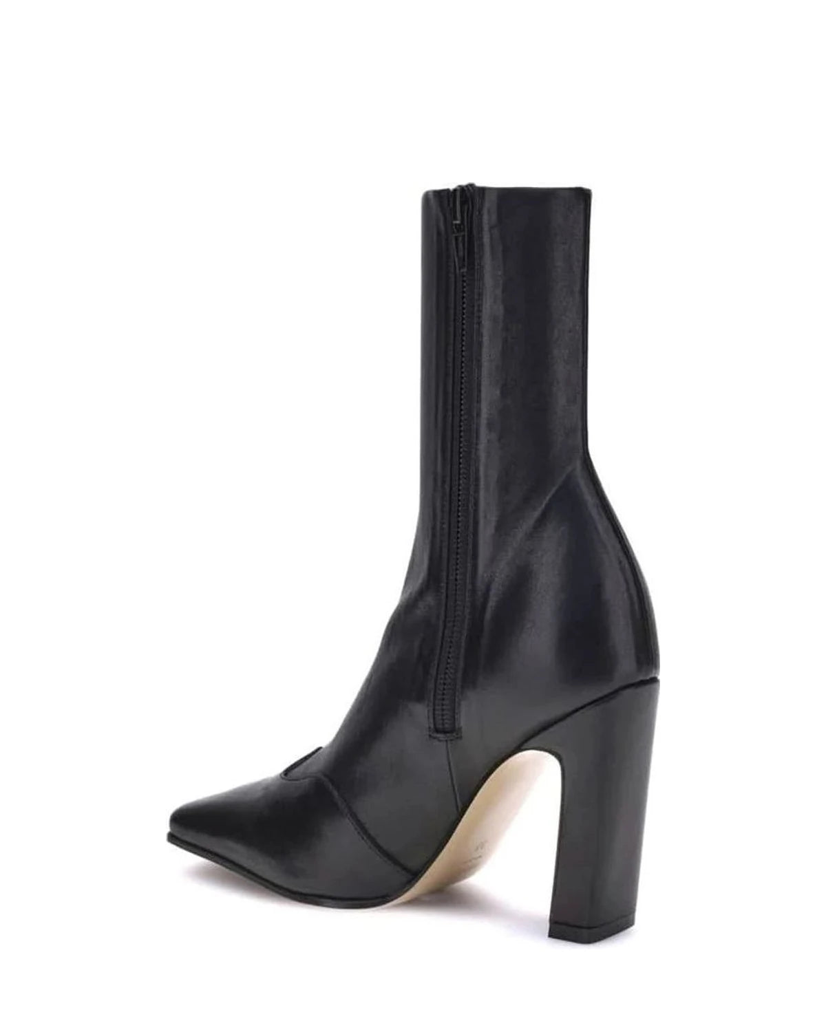 Khaite Black Ankle Boots