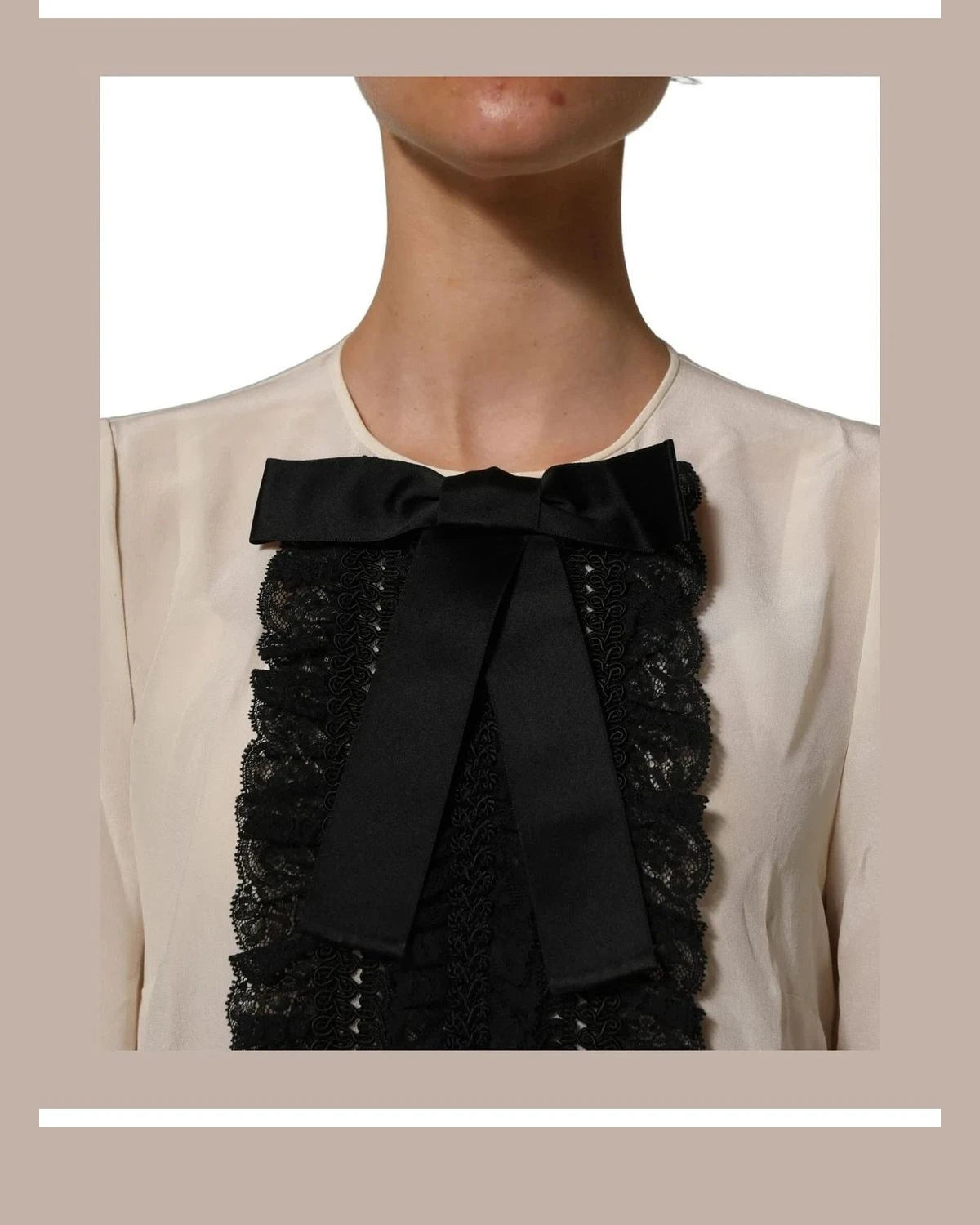 Dolce & Gabbana Blouse in beige, Silk — view 2