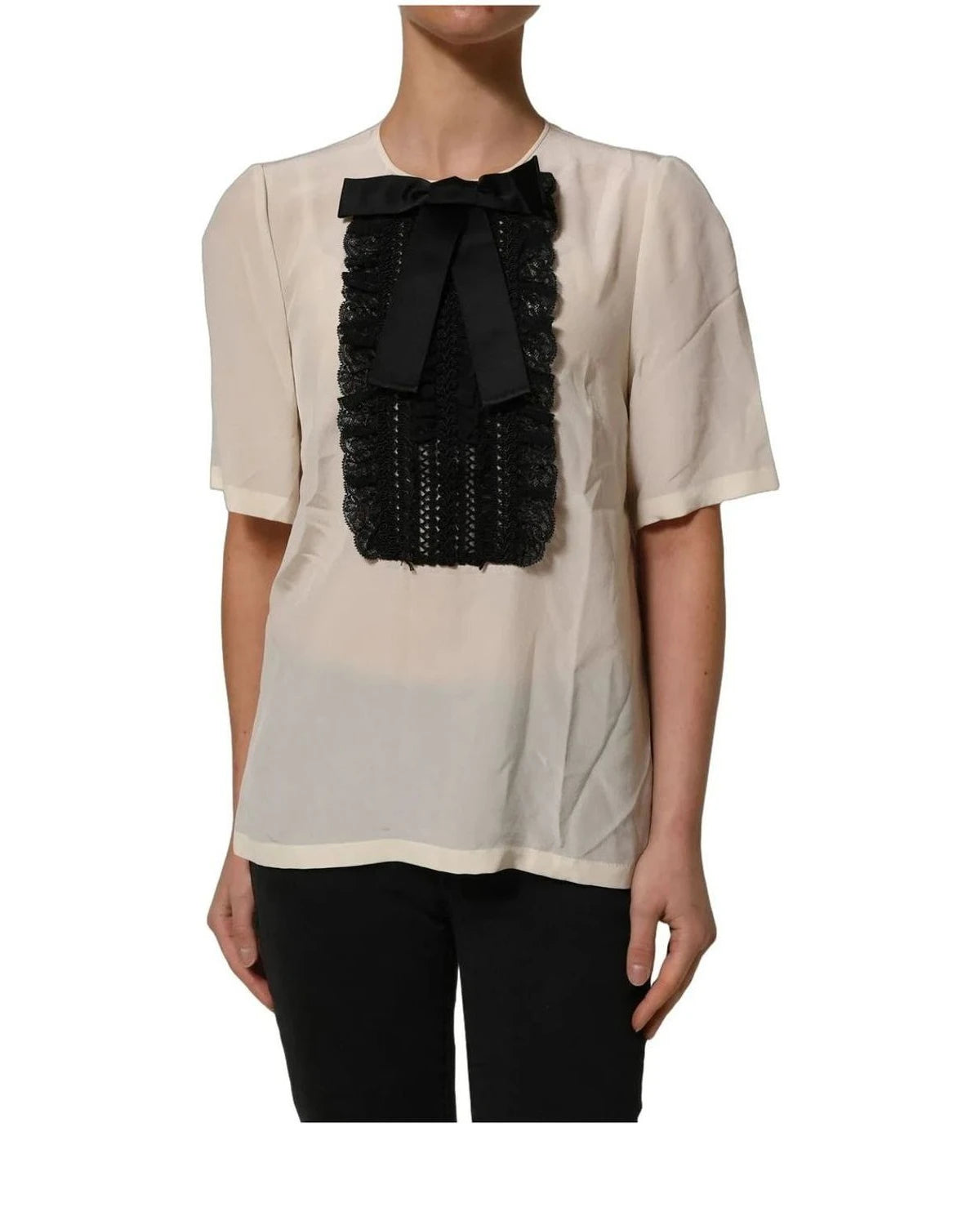 Dolce & Gabbana Blouse in beige, Silk — view 4