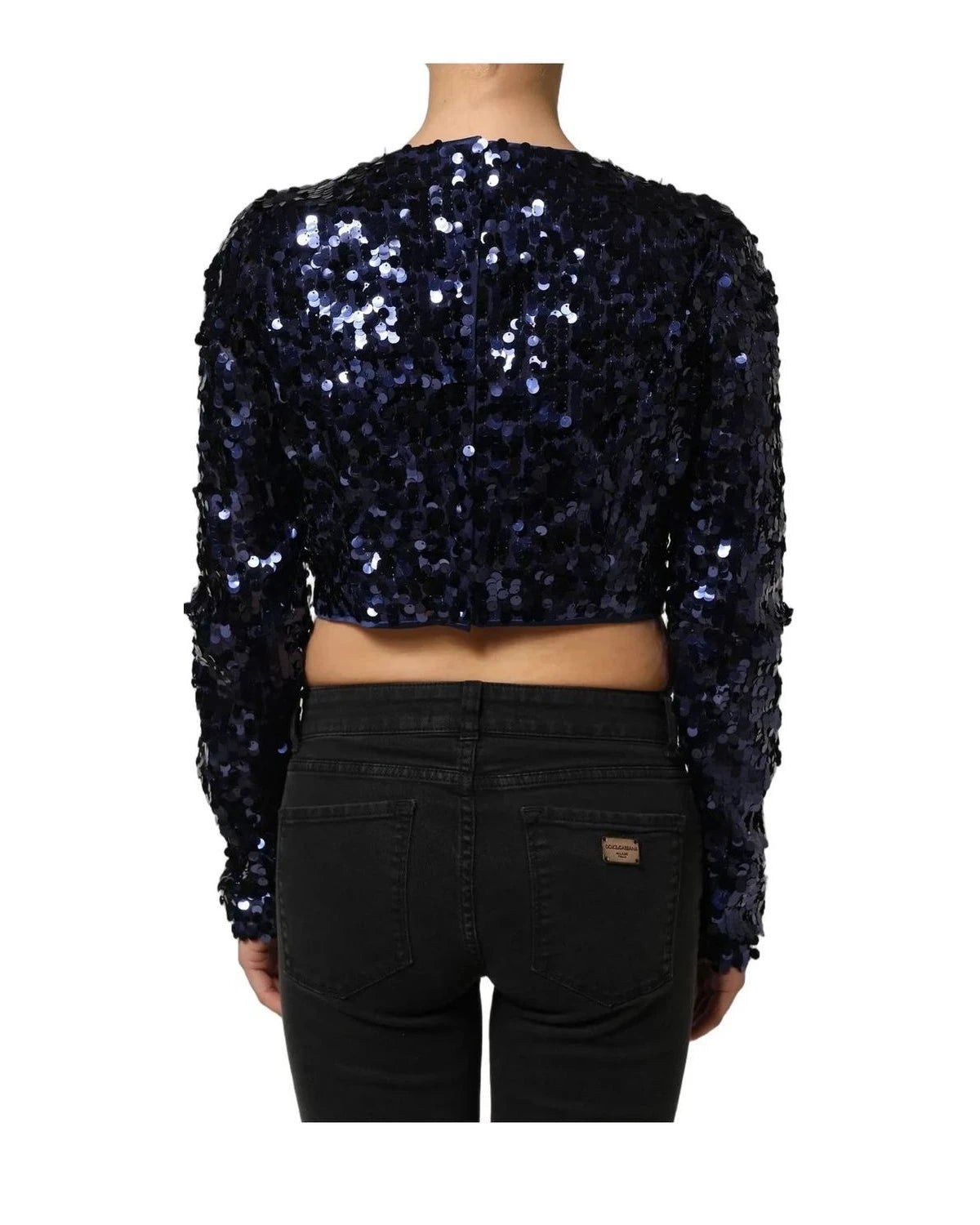 Dolce & Gabbana Blouse in blue, Silk — view 2