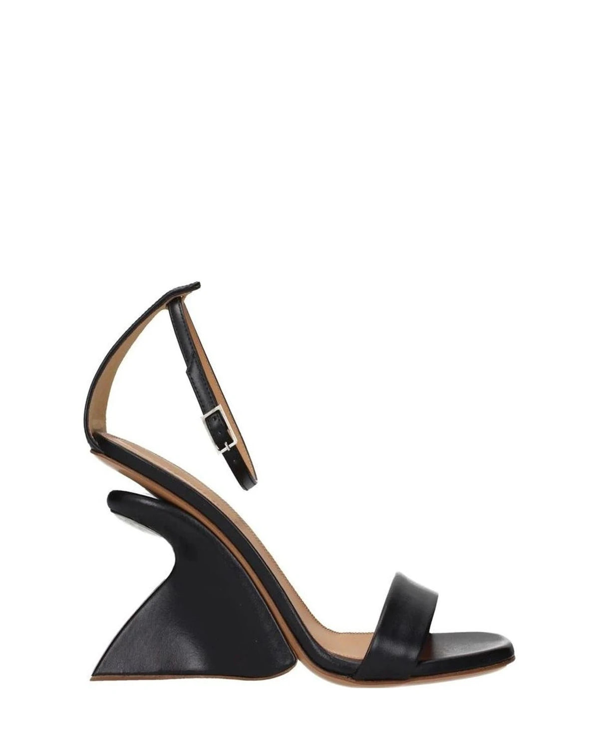 Off-White Black Stiletto Sandals