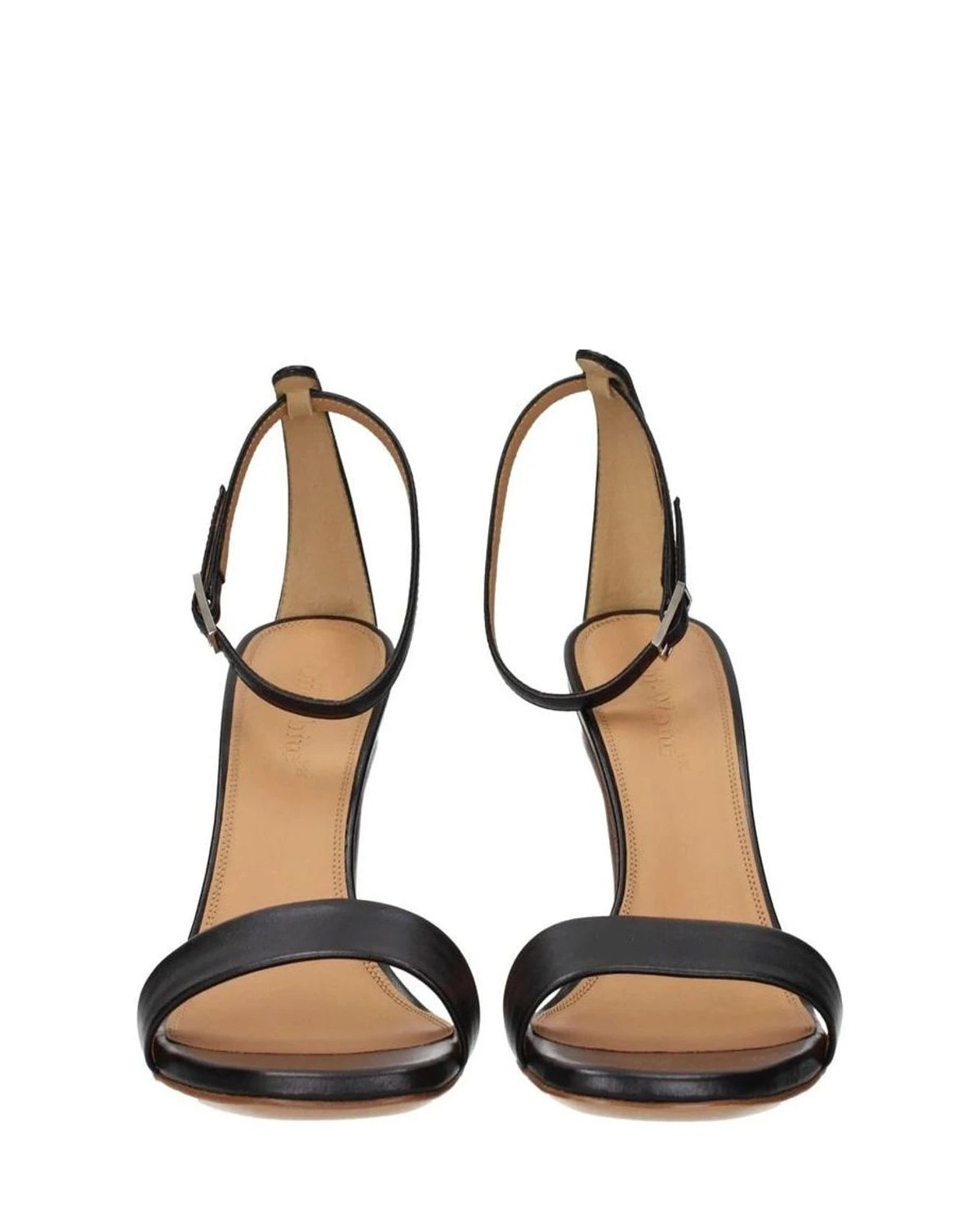 Off-White Black Stiletto Sandals