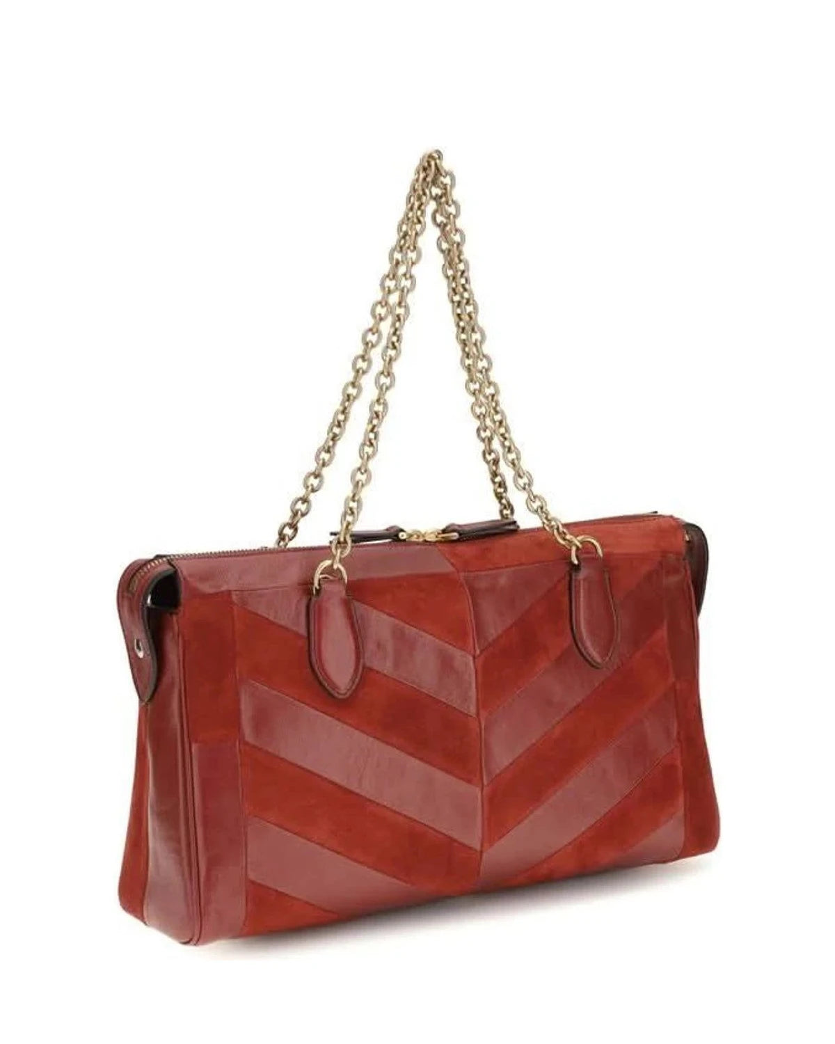 Valentino Garavani Patchwork Red Shoulder Bag