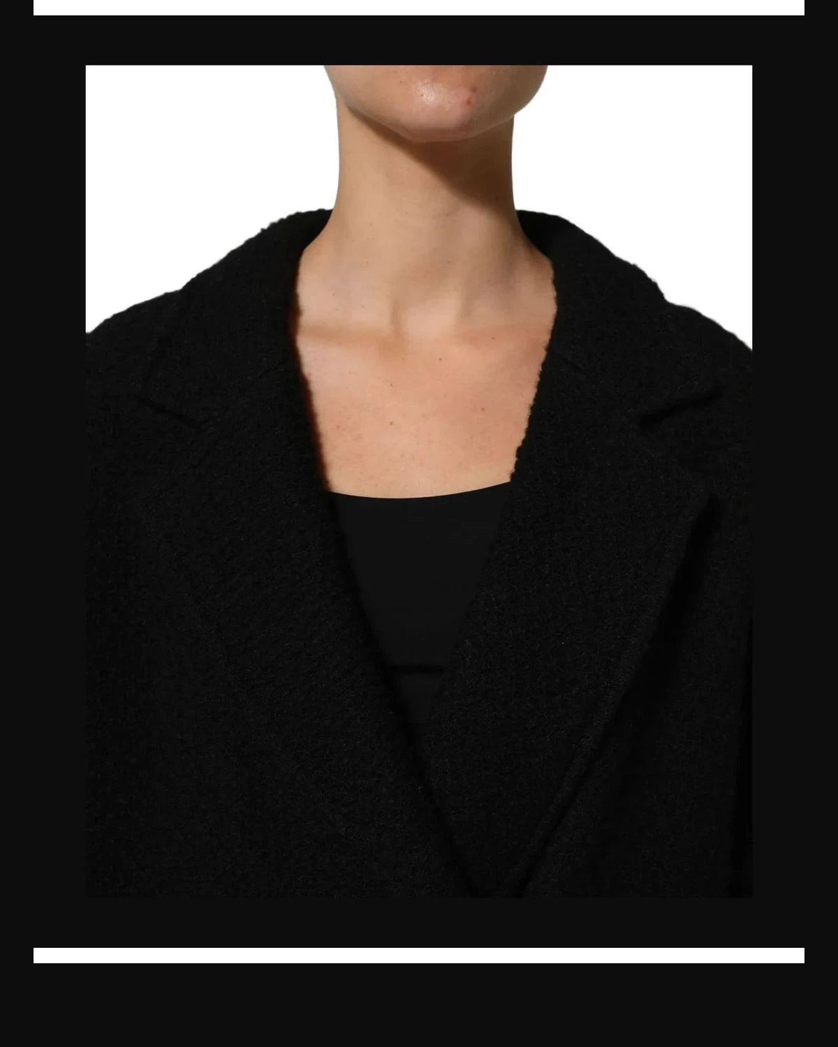 Dolce & Gabbana Overcoat in black, Viscose — view 5