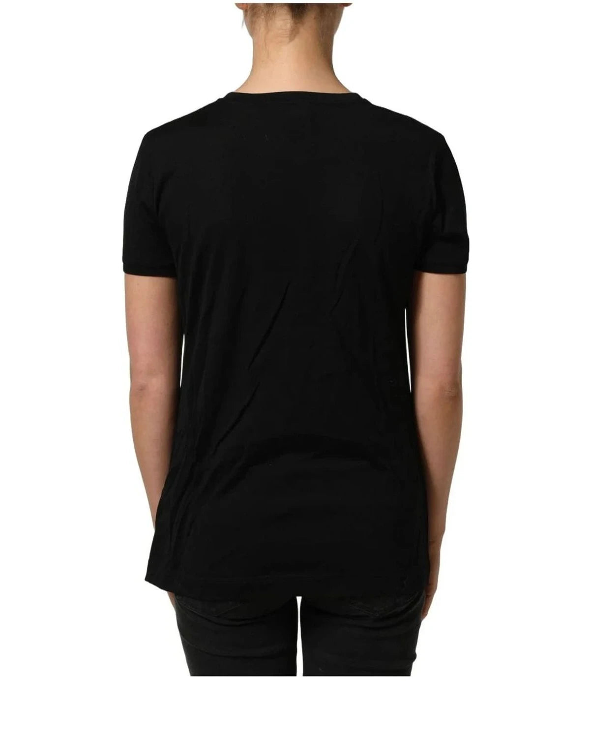Dolce & Gabbana T-Shirt in black, Wool — view 5