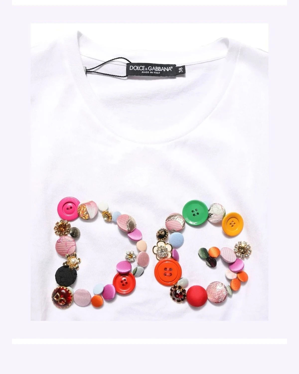 Dolce & Gabbana T-Shirt in white, Cotton — view 7