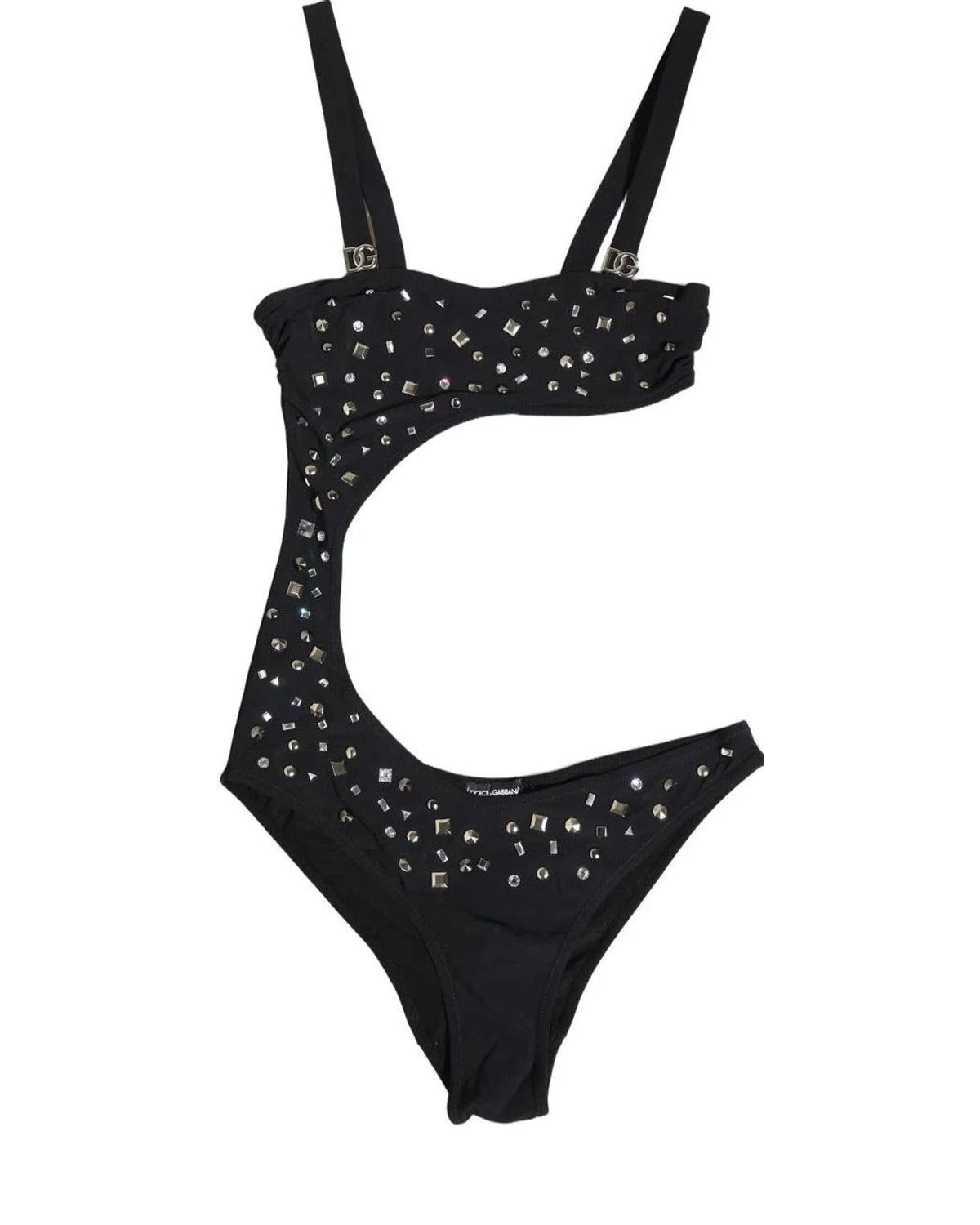 Dolce & Gabbana One-Piece Swimsuit in black, Elastane — view 2