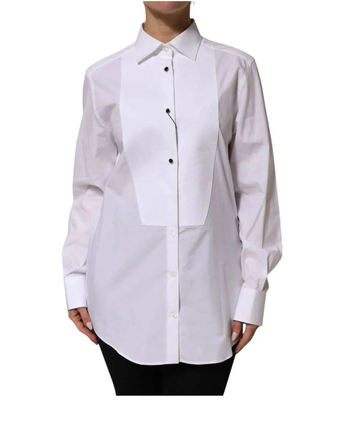 Dolce & Gabbana Dress Shirt in white, Cotton — view 3