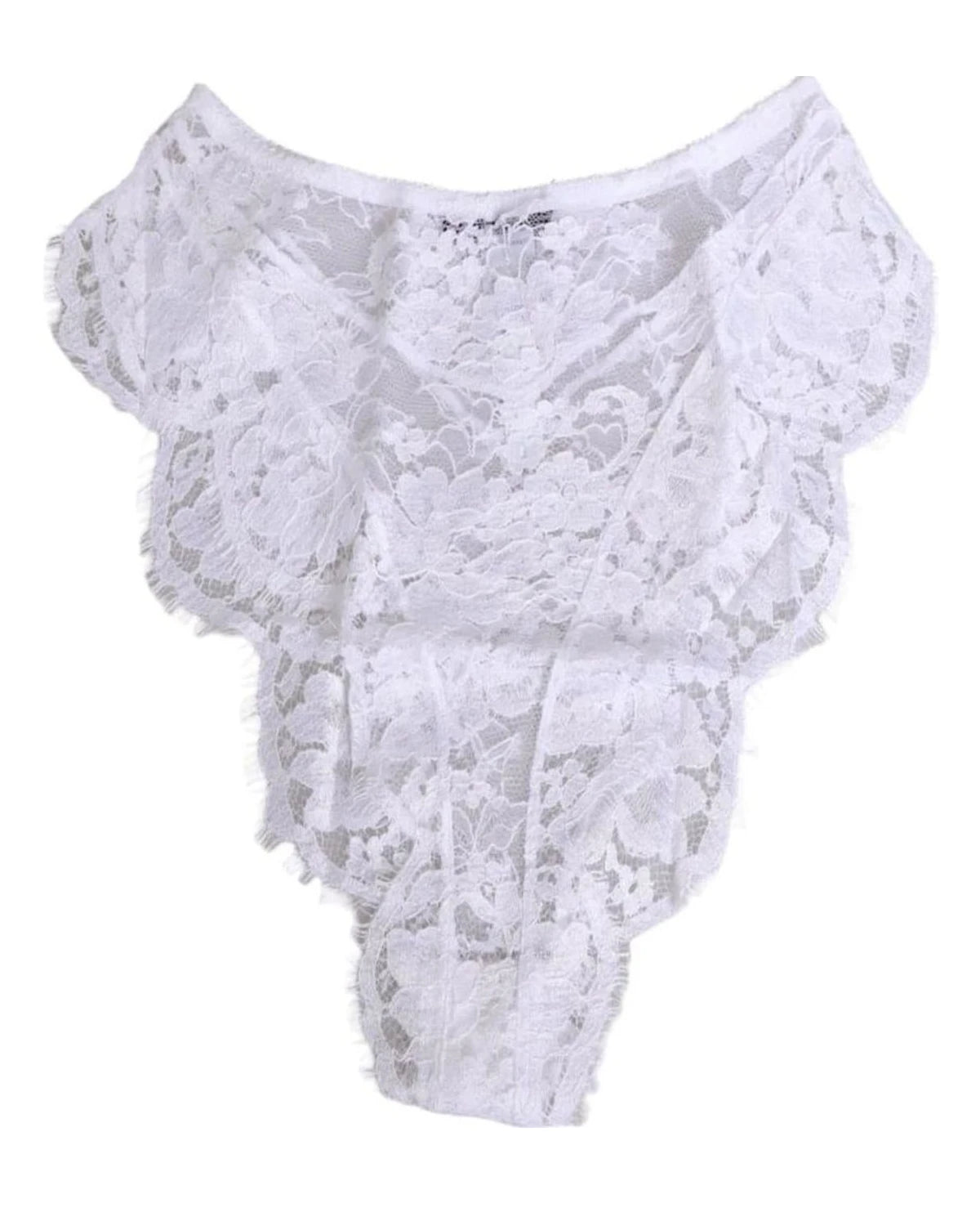 Dolce & Gabbana Cheeky Pantie in white, Viscose