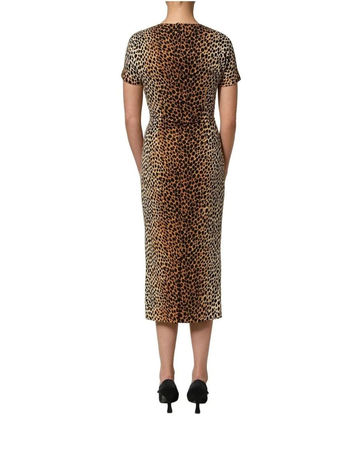 Dolce & Gabbana Dresse in brown, Silk — view 7