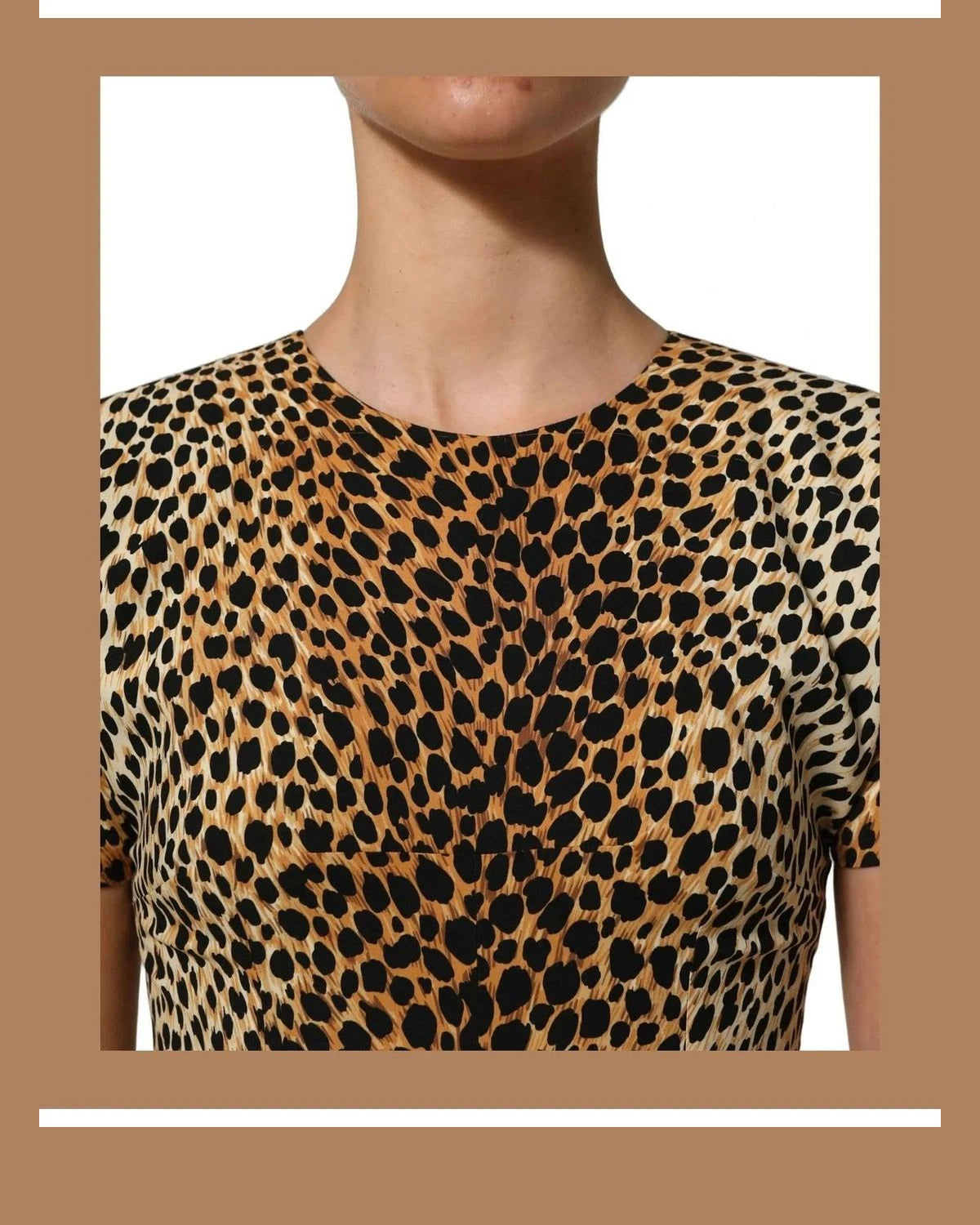 Dolce & Gabbana Dresse in brown, Silk — view 8