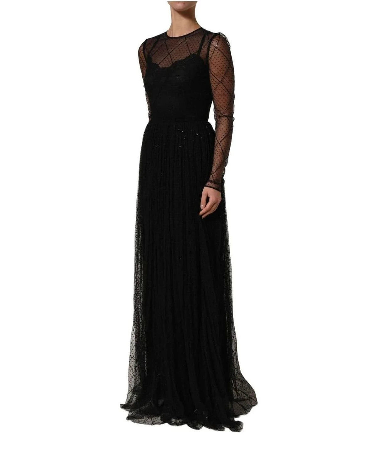 Dolce & Gabbana Dresse in black, Polyester Silk โ view 4